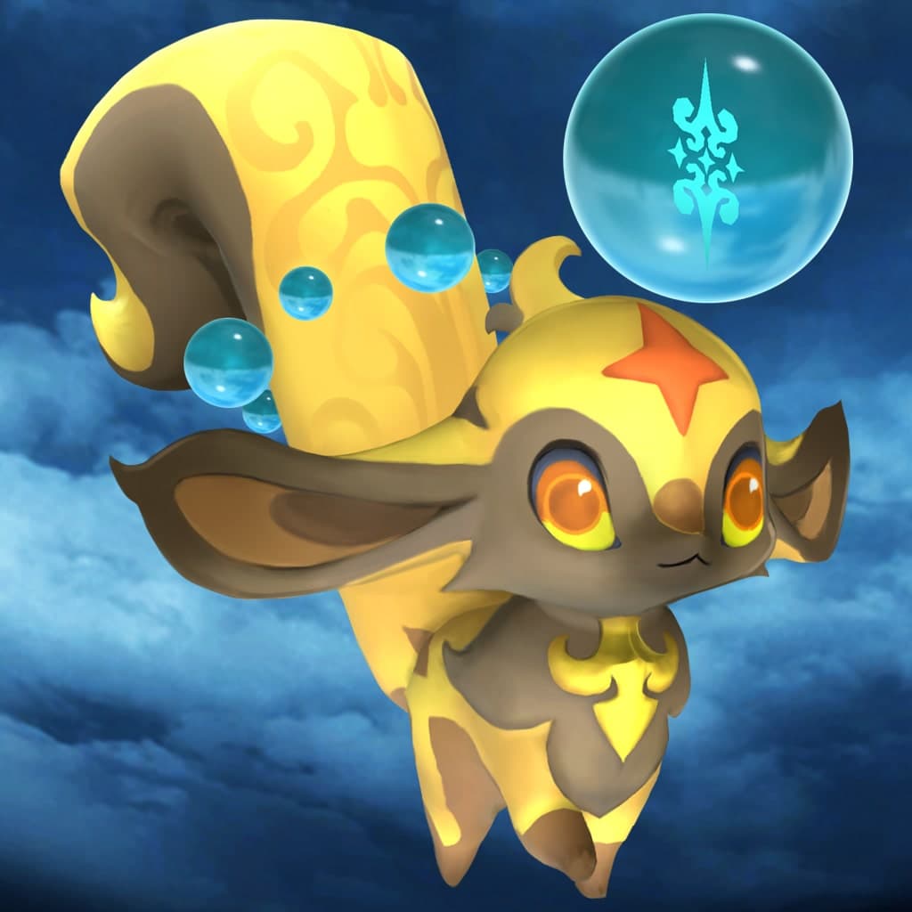 WORLD OF FINAL FANTASY - Topaz Carbuncle creature