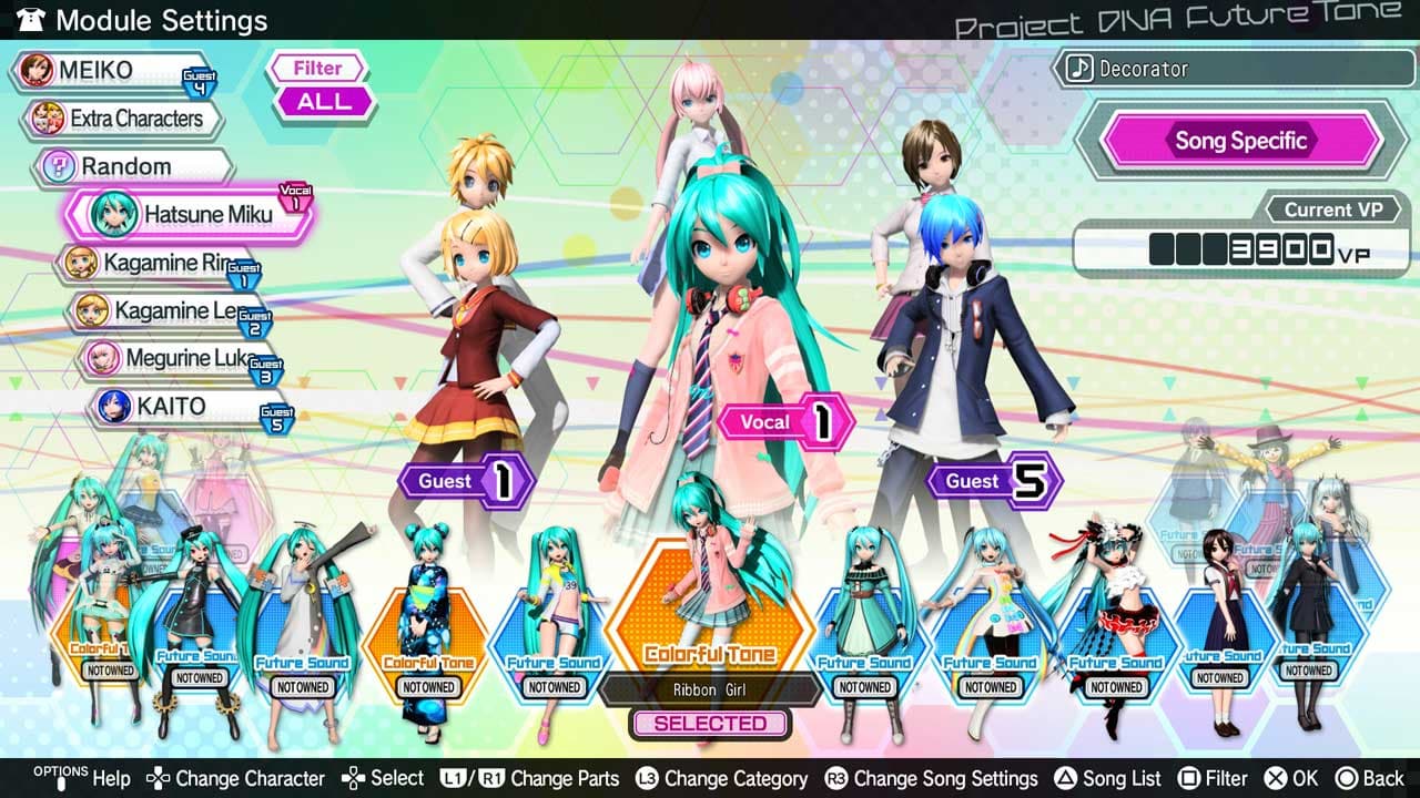 Hatsune Miku: Project DIVA Future Tone: скриншот 1