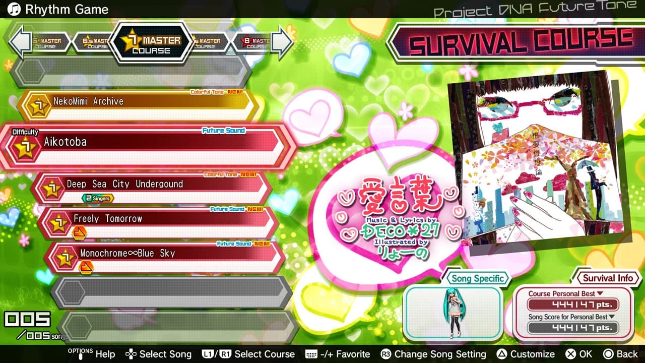 Hatsune Miku: Project DIVA Future Tone: скриншот 6