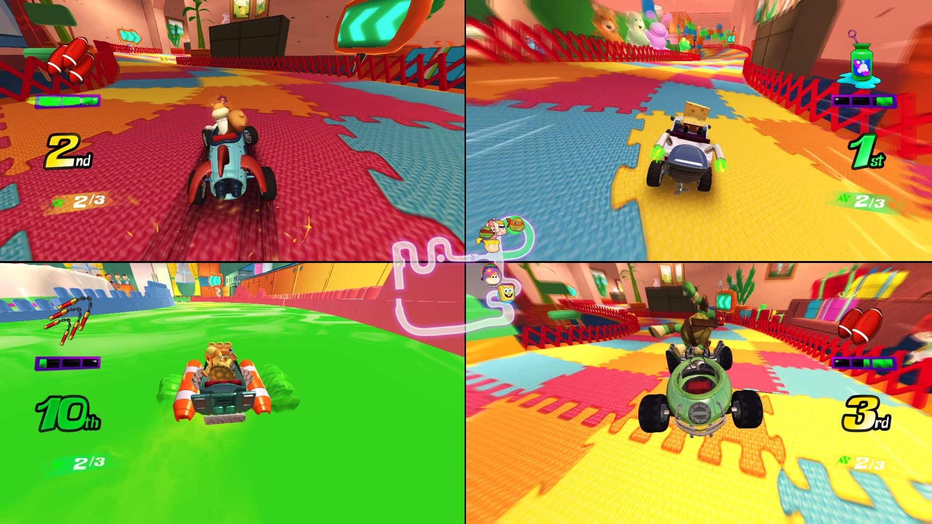 Nickelodeon Kart Racers: скриншот 4