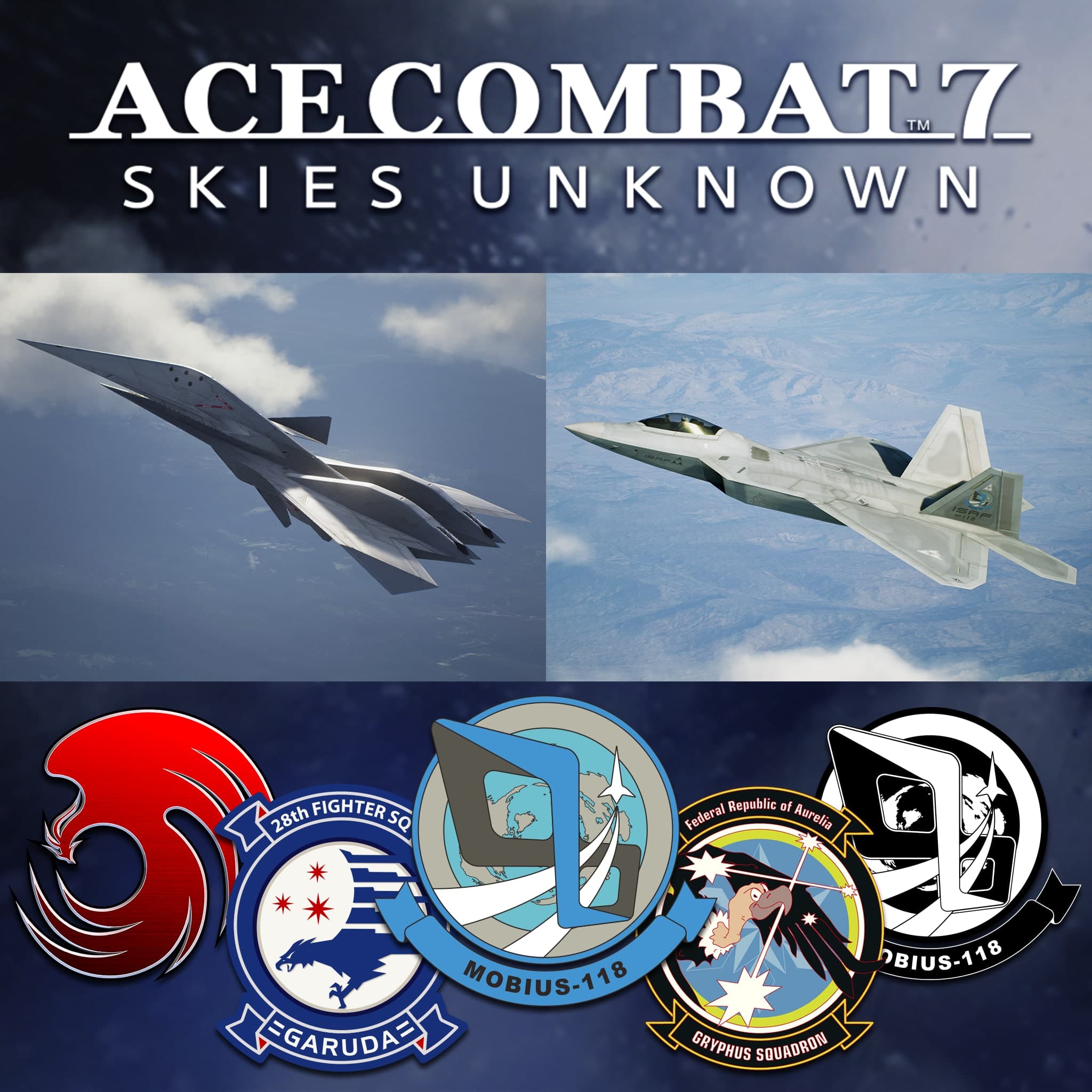ACE COMBAT 7: SKIES UNKNOWN - ADF-11F Raven Set