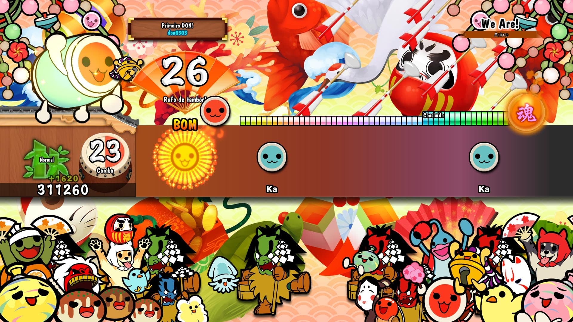 Taiko no Tatsujin: Drum Session!: скриншот 5