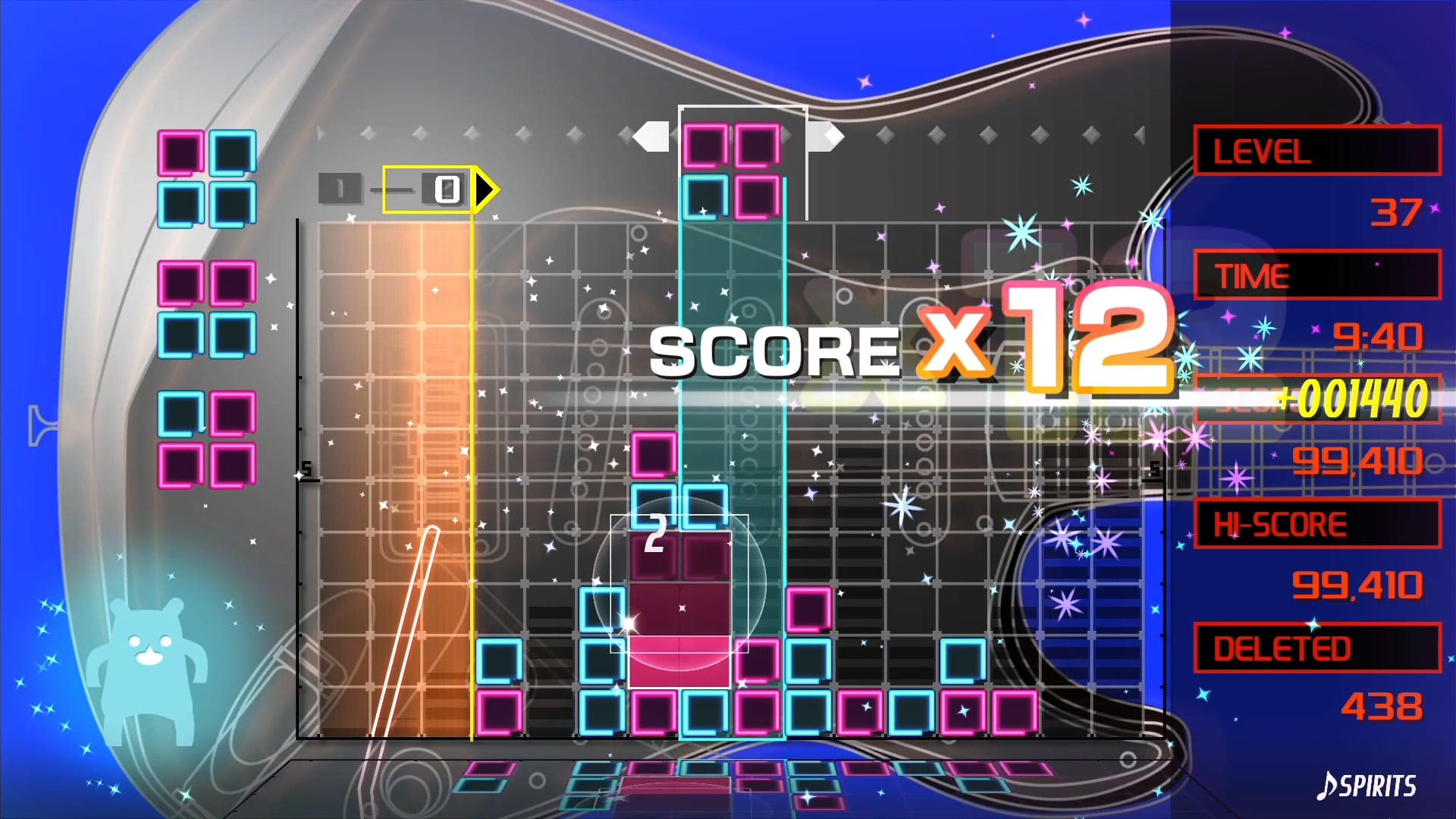 LUMINES REMASTERED: скриншот 2