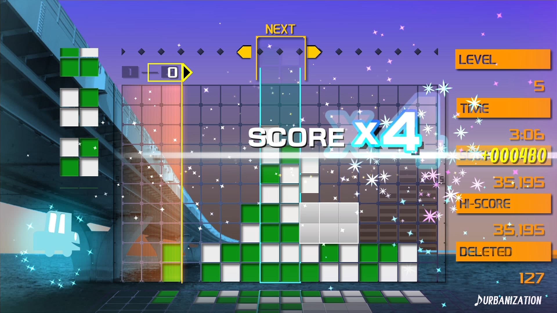 LUMINES REMASTERED: скриншот 8