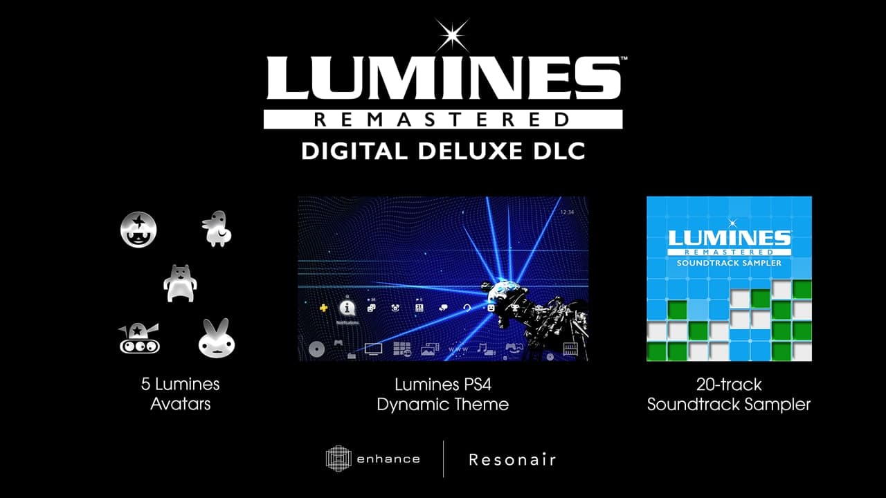 LUMINES REMASTERED DIGITAL DELUXE DLC BUNDLE: скриншот 1