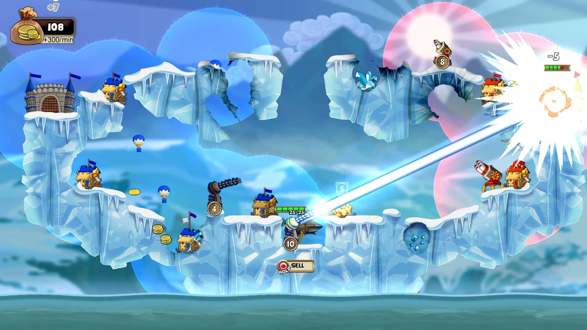 Cannon Brawl: скриншот 2
