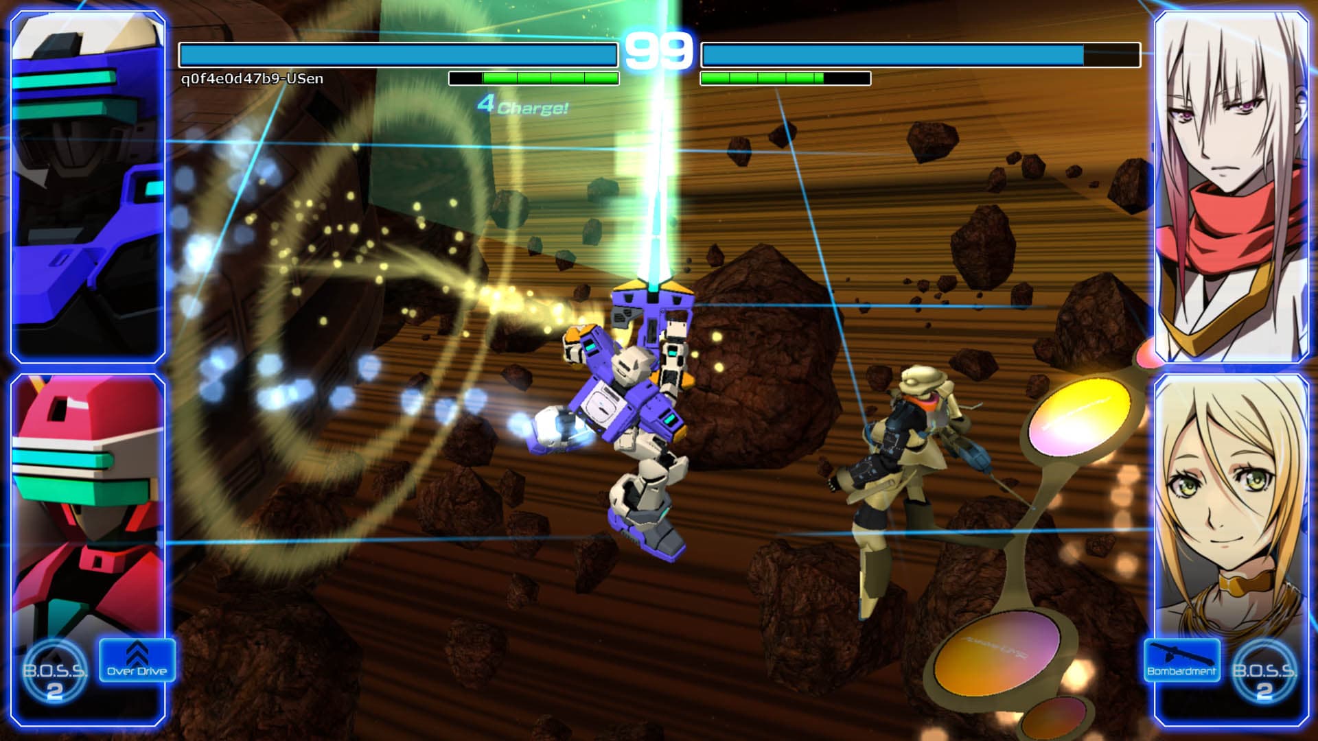 Senko no Ronde 2 - Rounder Virtual On: скриншот 3