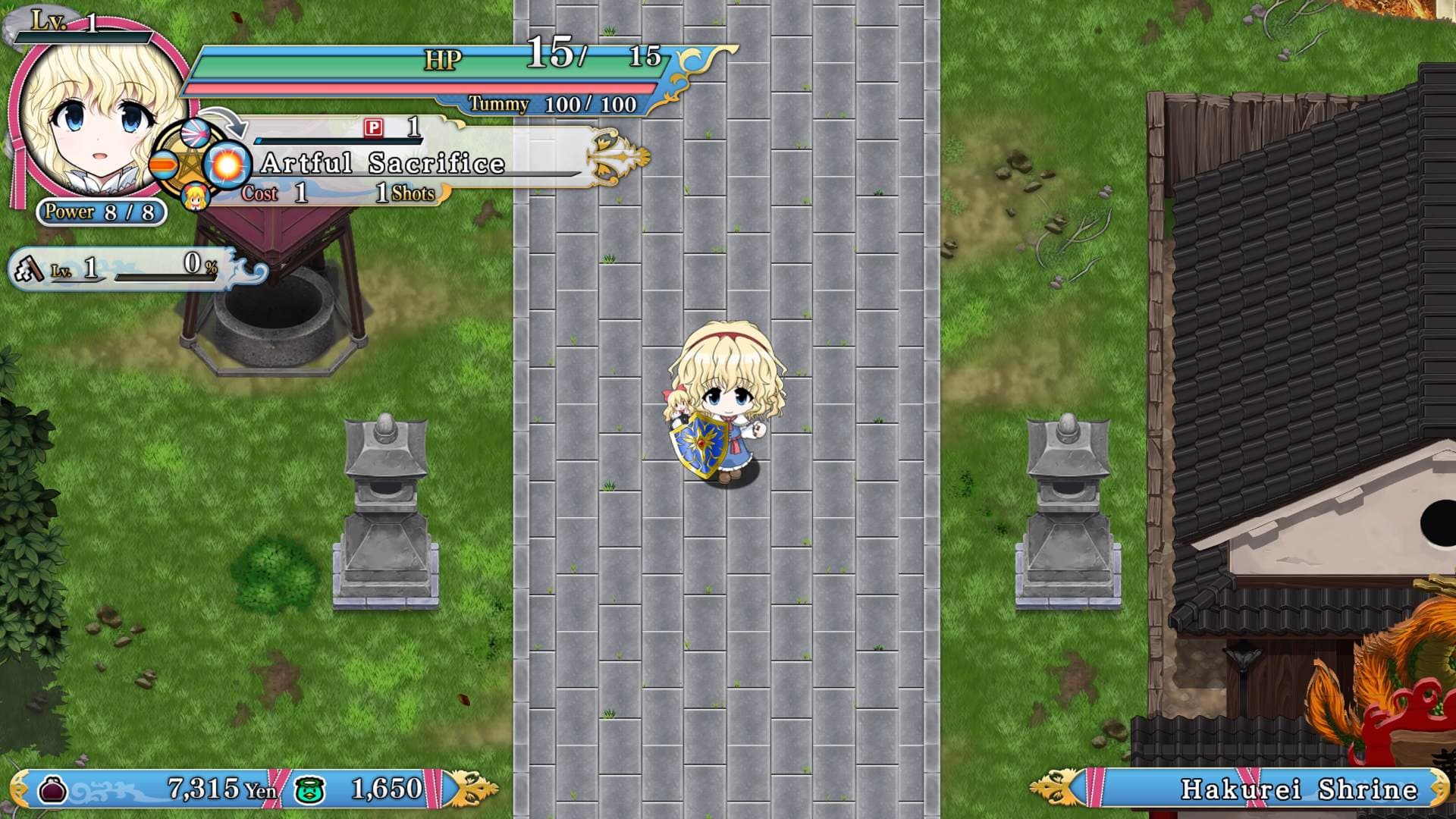 Touhou Genso Wanderer Reloaded - Alice & Equipment: скриншот 2