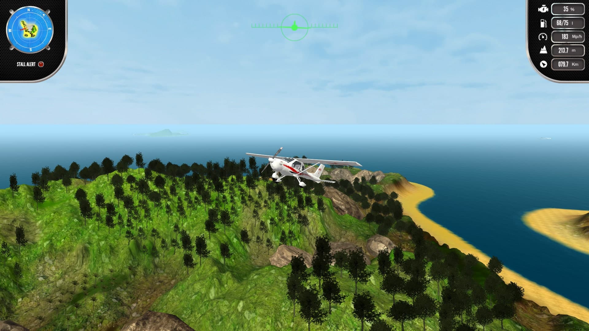 Island Flight Simulator: скриншот 3