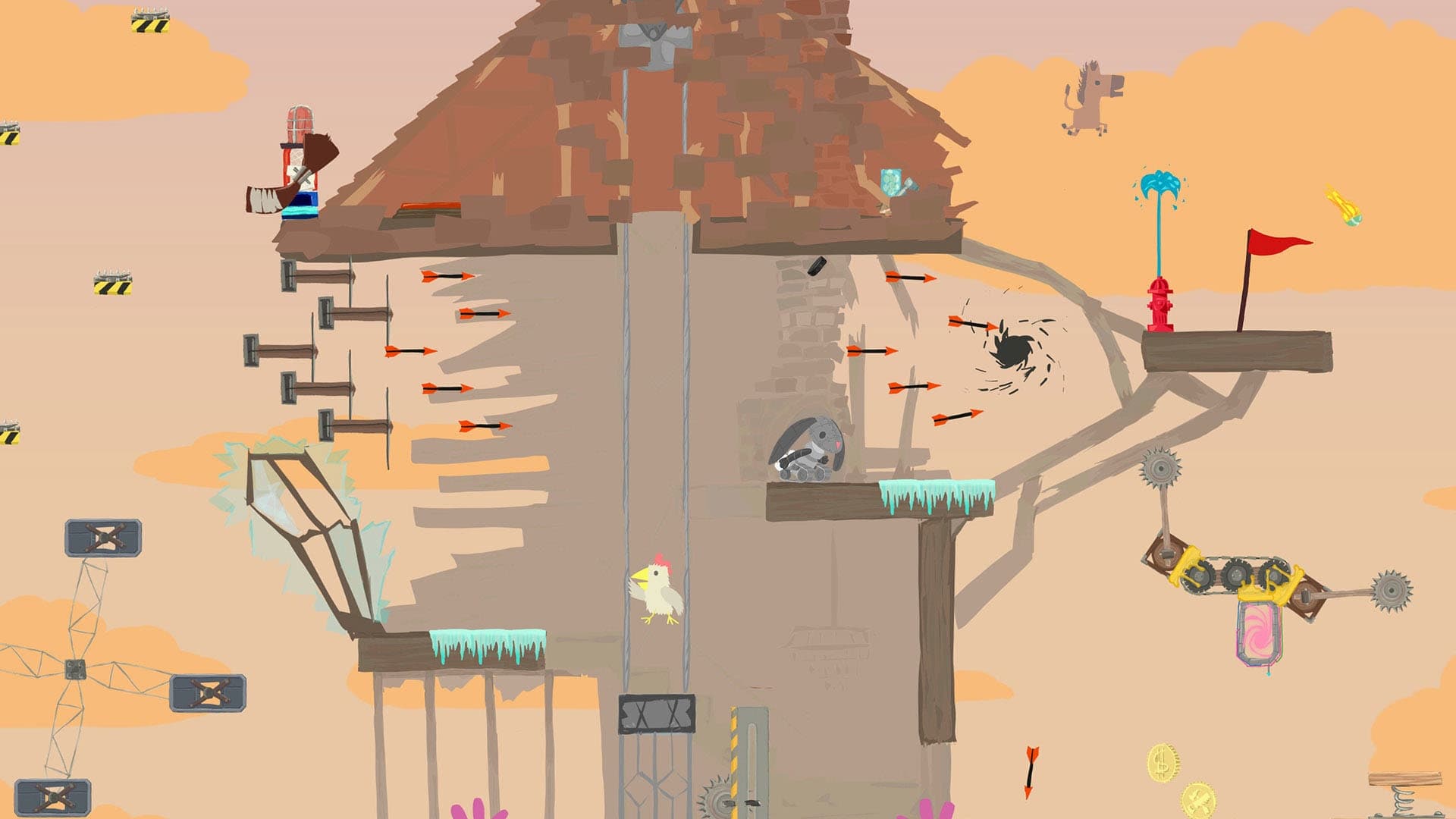 Ultimate Chicken Horse: скриншот 3