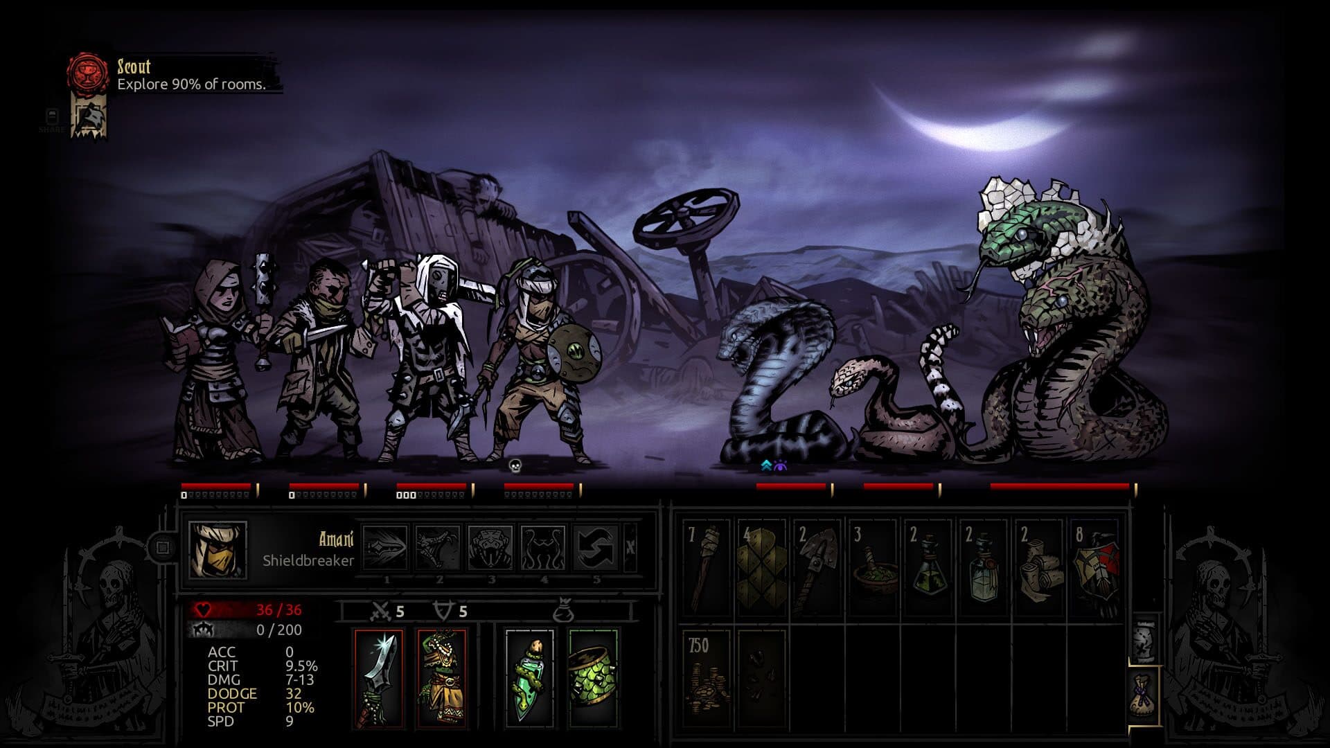 Darkest Dungeon: The Shieldbreaker: скриншот 4