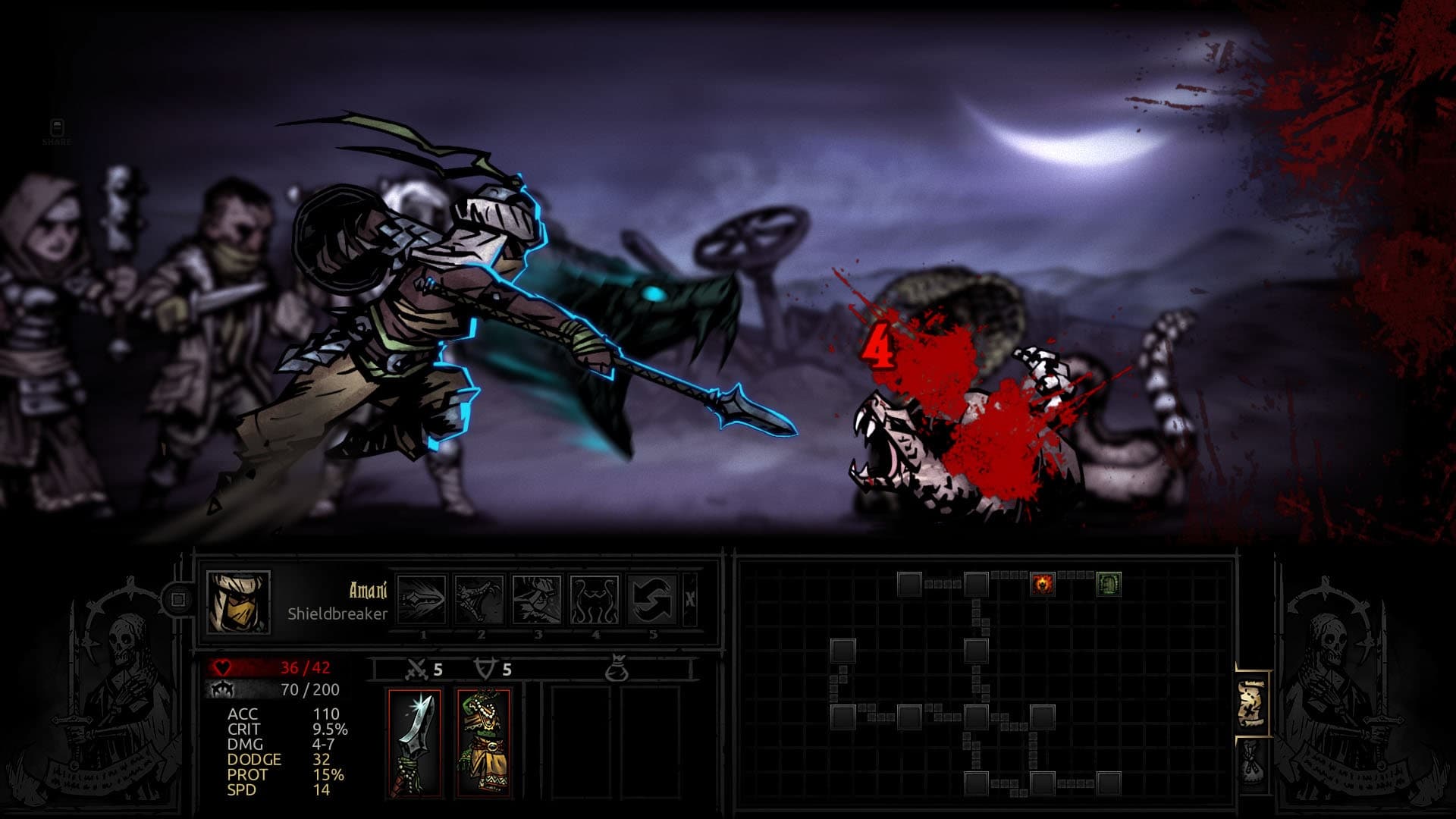 Darkest Dungeon: The Shieldbreaker: скриншот 2