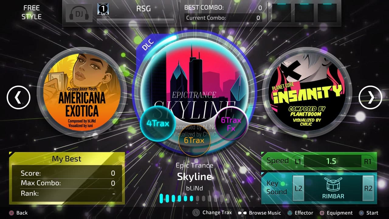 SUPERBEAT XONiC EX Track 10 - Skyline: скриншот 1