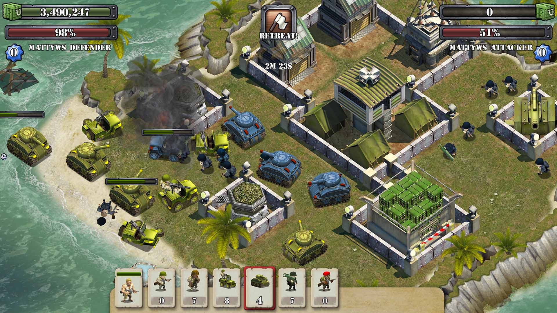 Battle Islands: скриншот 2