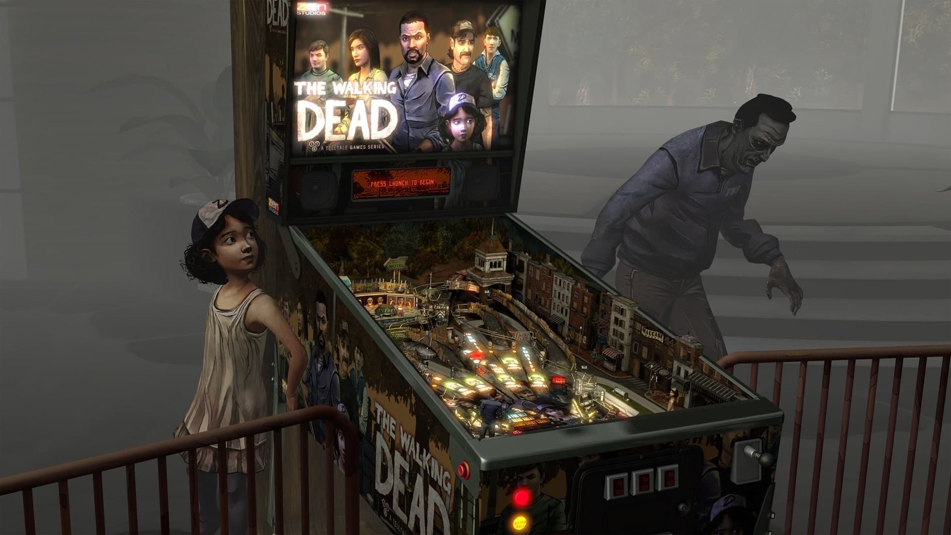 Pinball FX Classic VR: The Walking Dead: скриншот 1