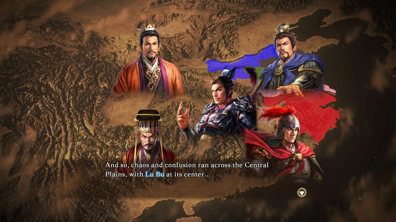 RTK13EP: Additional Scenario 'Campaign against Lu Bu': скриншот 1
