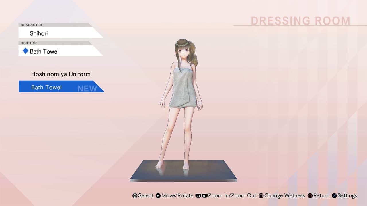 BLUE REFLECTION: Bath Towels Set B (Yuzu, Shihori, Kei): скриншот 3