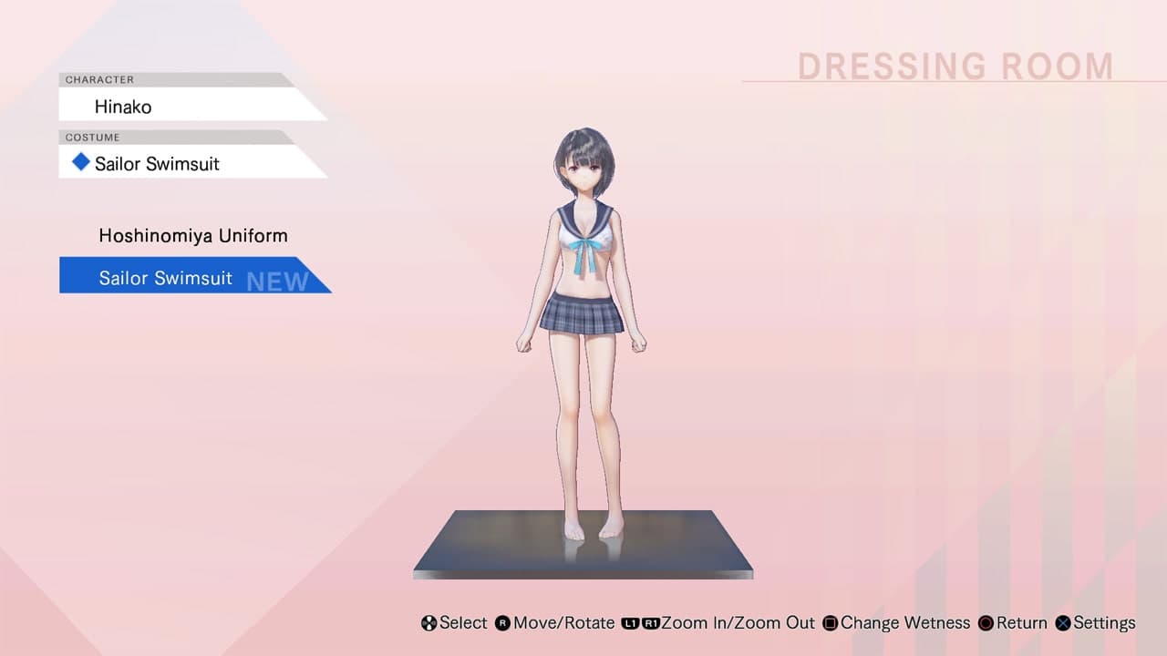 BLUE REFLECTION: Sailor Swimsuits set A (Hinako, Sarasa, Mao): скриншот 1