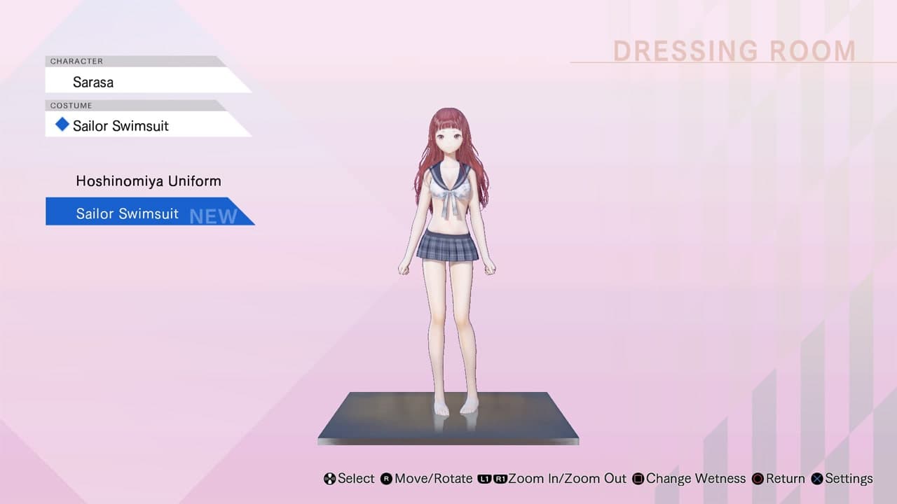 BLUE REFLECTION: Sailor Swimsuits set A (Hinako, Sarasa, Mao): скриншот 2