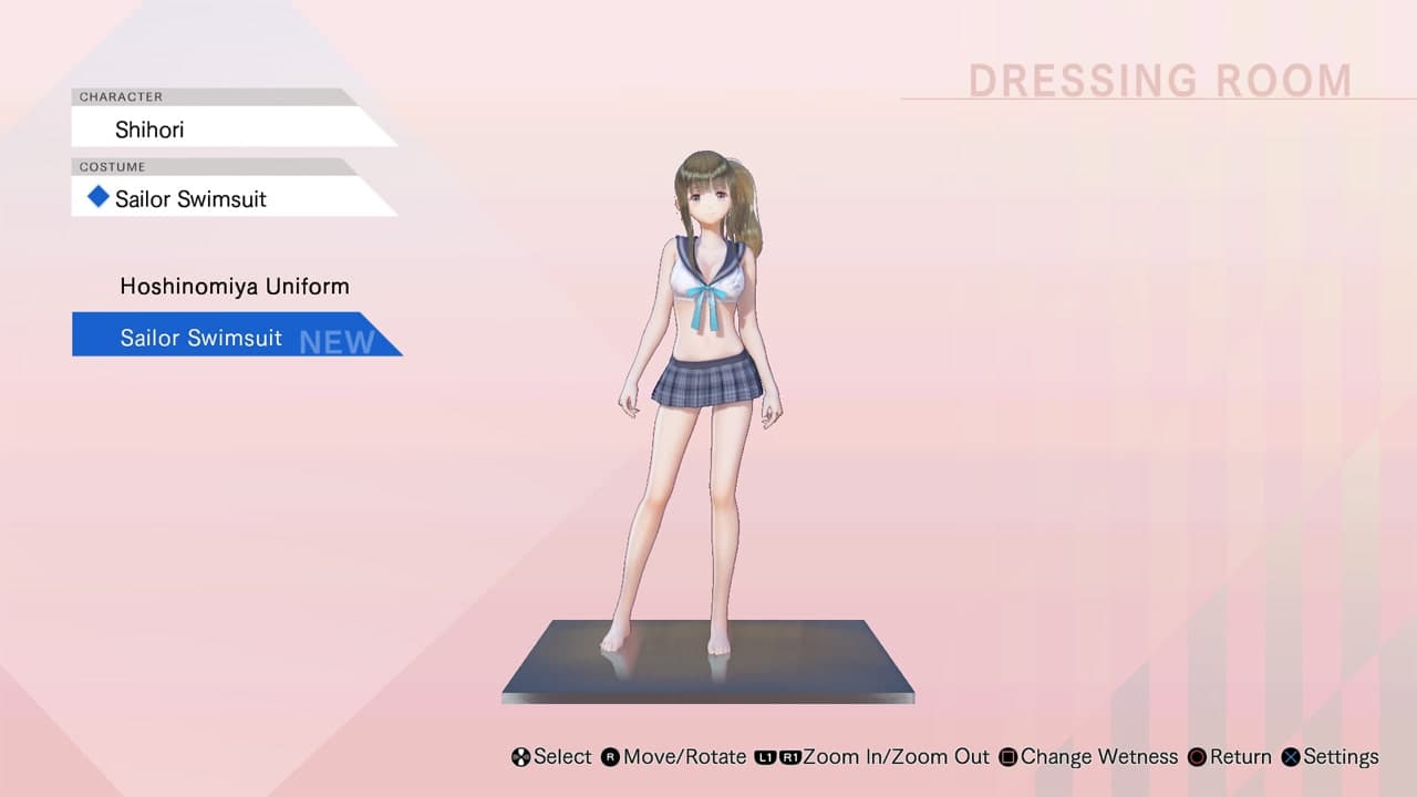 BLUE REFLECTION: Sailor Swimsuits set B (Yuzu, Shihori, Kei): скриншот 3