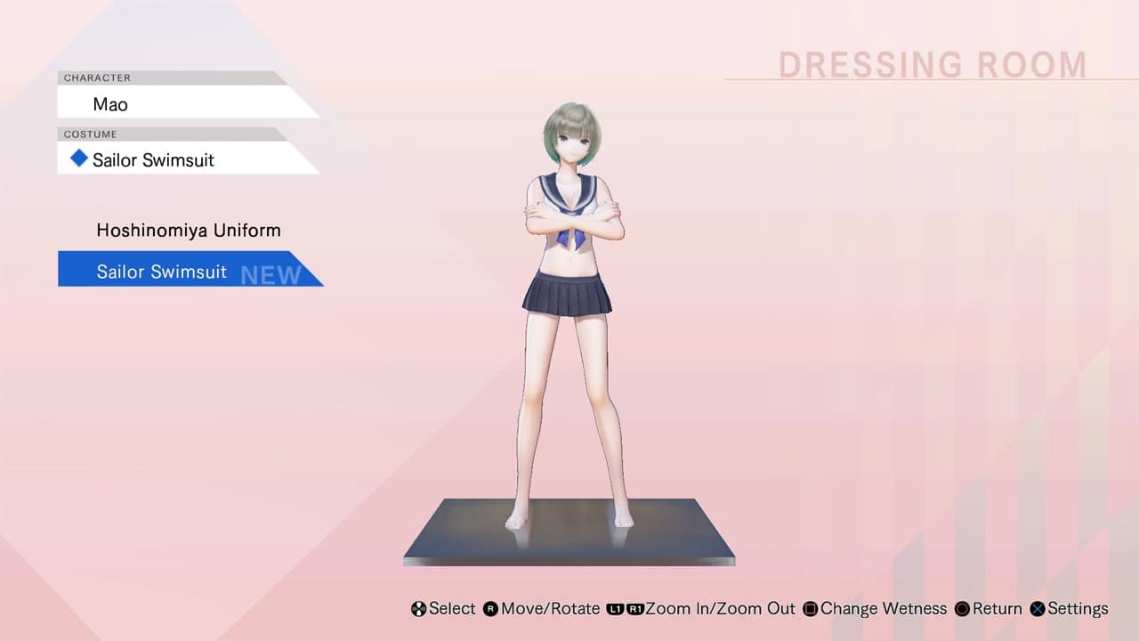 BLUE REFLECTION: Sailor Swimsuits set A (Hinako, Sarasa, Mao): скриншот 3