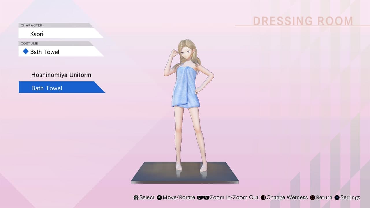 BLUE REFLECTION: Bath Towels Set E (Rin, Kaori, Rika): скриншот 2