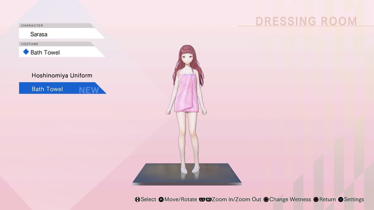 BLUE REFLECTION: Bath Towels Set A (Hinako, Sarasa, Mao): скриншот 2