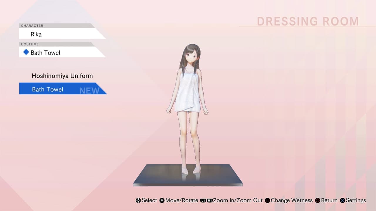 BLUE REFLECTION: Bath Towels Set E (Rin, Kaori, Rika): скриншот 1