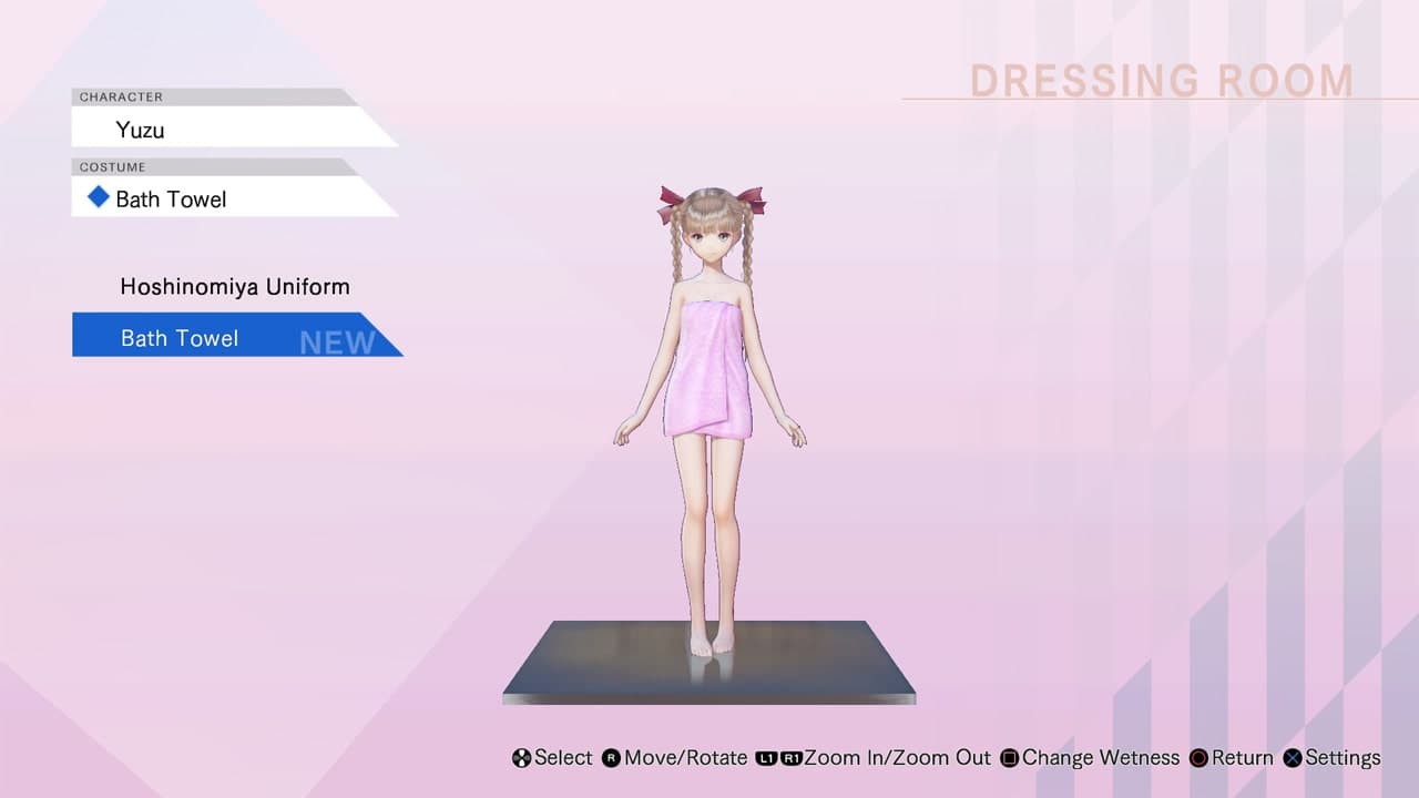 BLUE REFLECTION: Bath Towels Set B (Yuzu, Shihori, Kei): скриншот 1