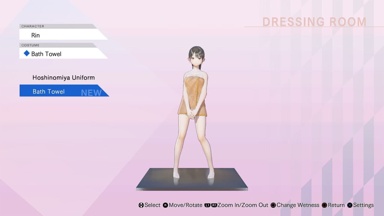 BLUE REFLECTION: Bath Towels Set E (Rin, Kaori, Rika): скриншот 3