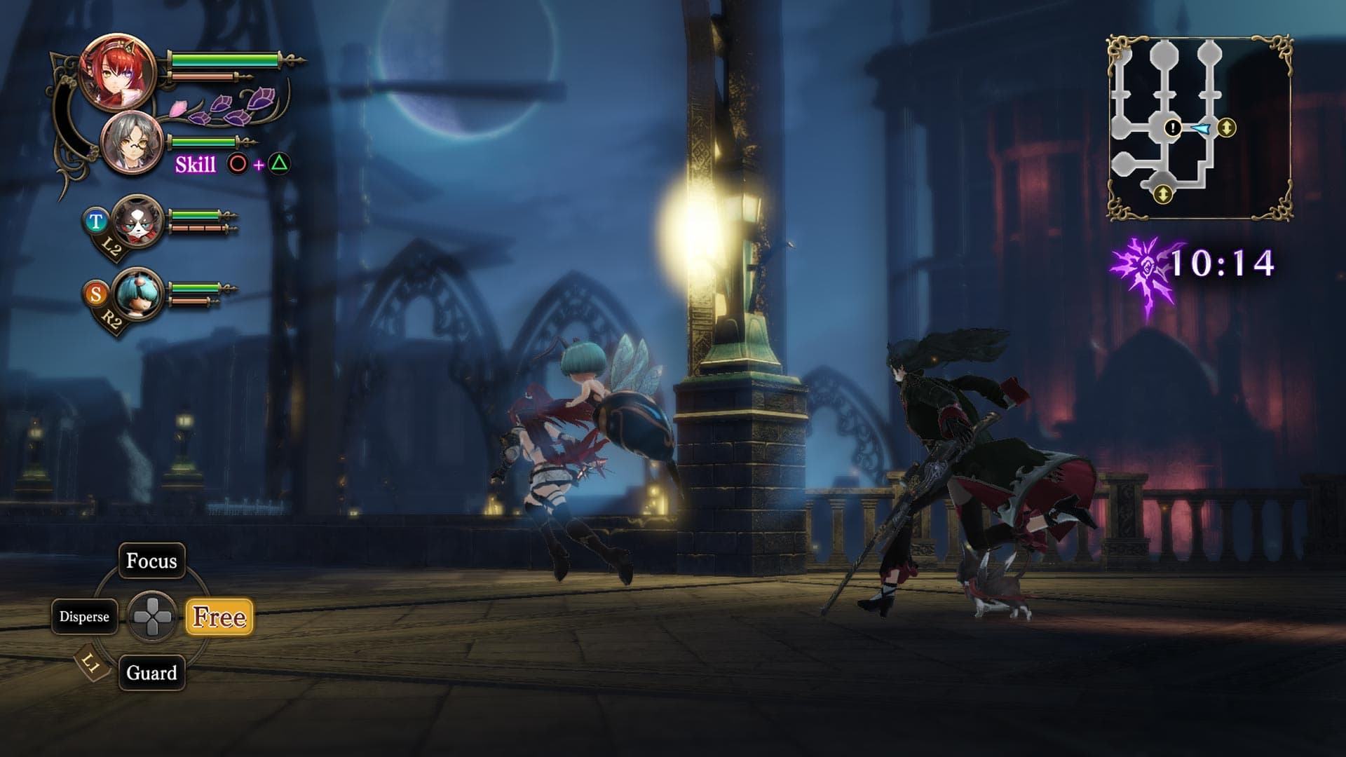 Nights of Azure 2: Time Drifts Through the Moonlit Night: скриншот 2