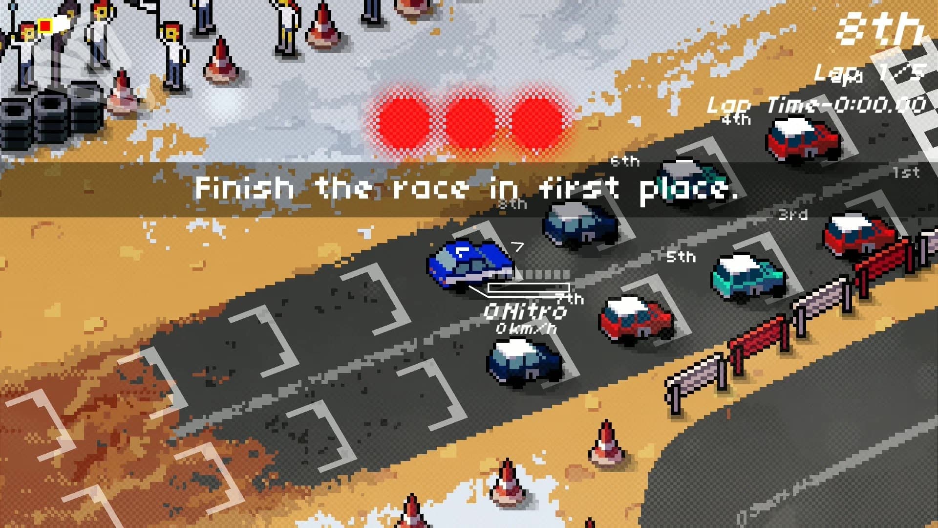Super Pixel Racers: скриншот 1