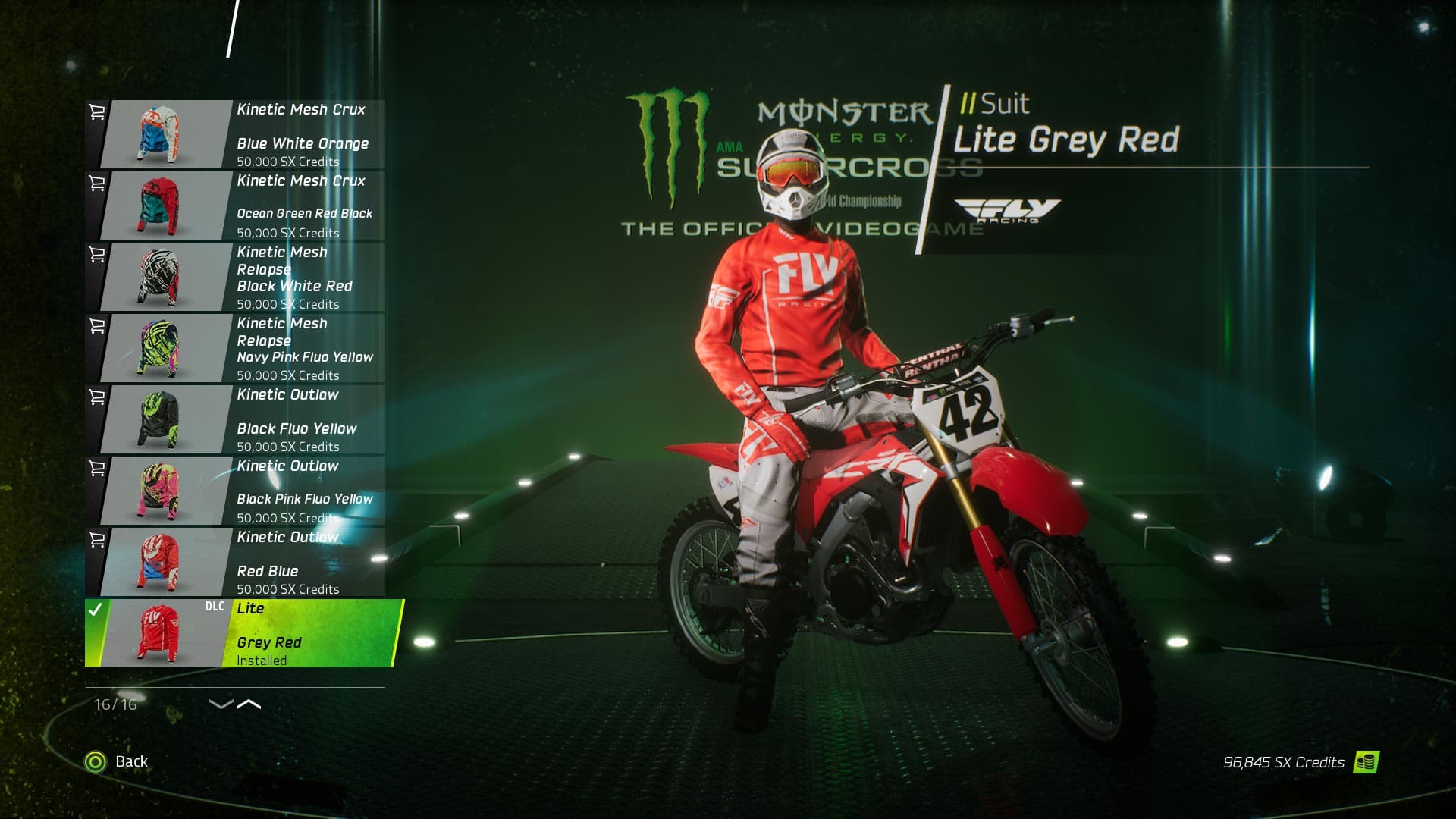 Monster Energy Supercross - Redfire Custom Rider Pack: скриншот 3