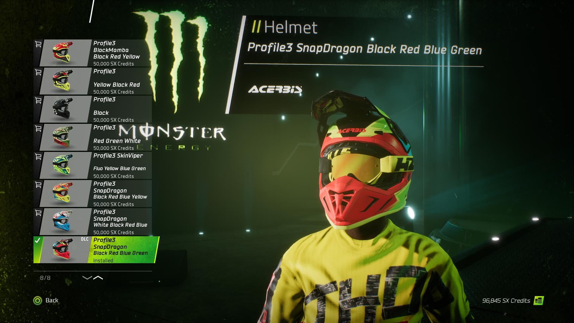Monster Energy Supercross - Yellowfire Custom Rider Pack: скриншот 1