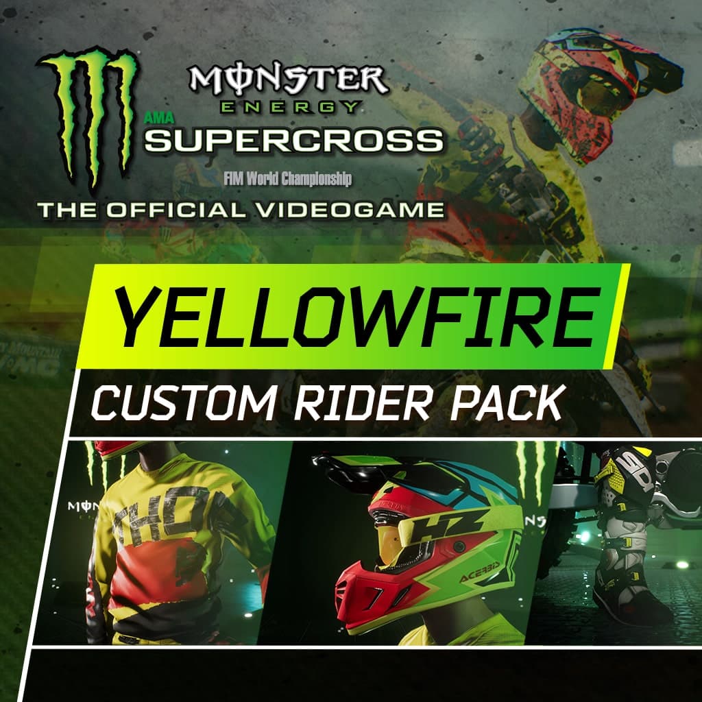 Monster Energy Supercross - Yellowfire Custom Rider Pack
