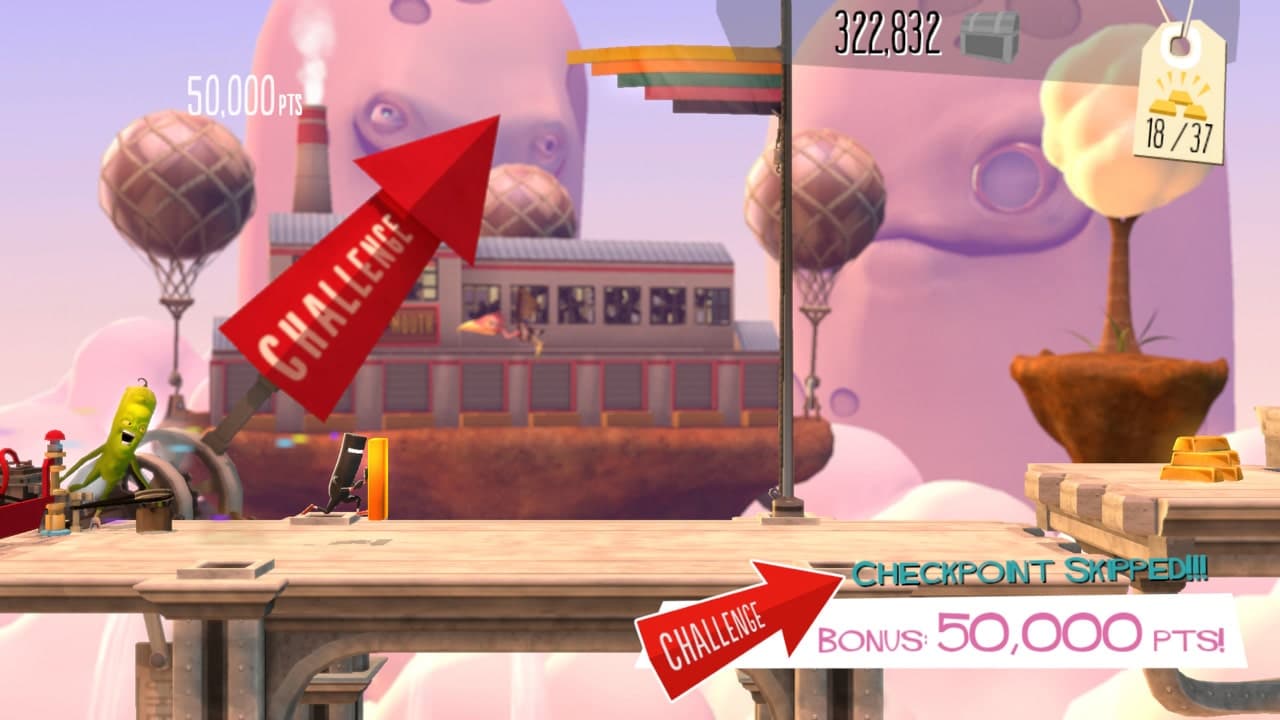 BIT TRIP Presents... Runner2: Future Legend of Rhythm Alien: скриншот 1