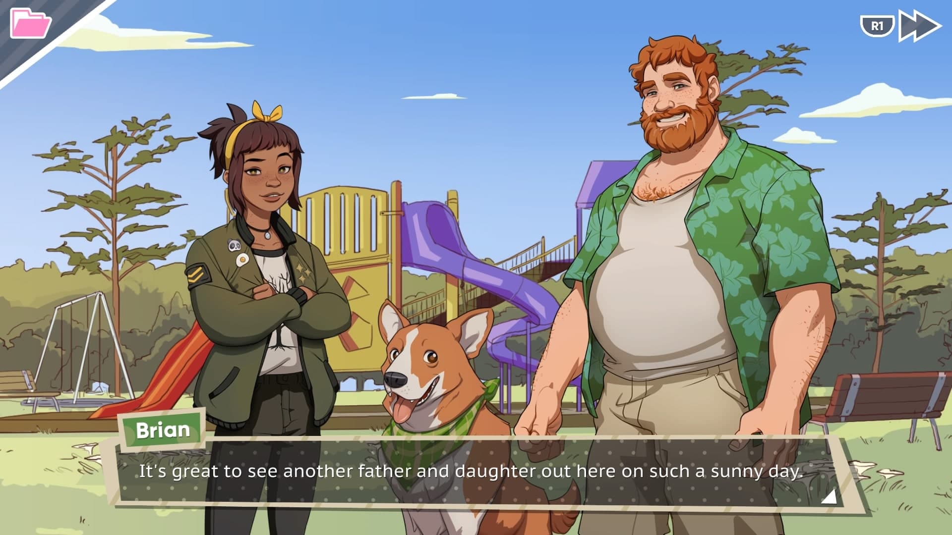 Dream Daddy: A Dad Dating Simulator: скриншот 1