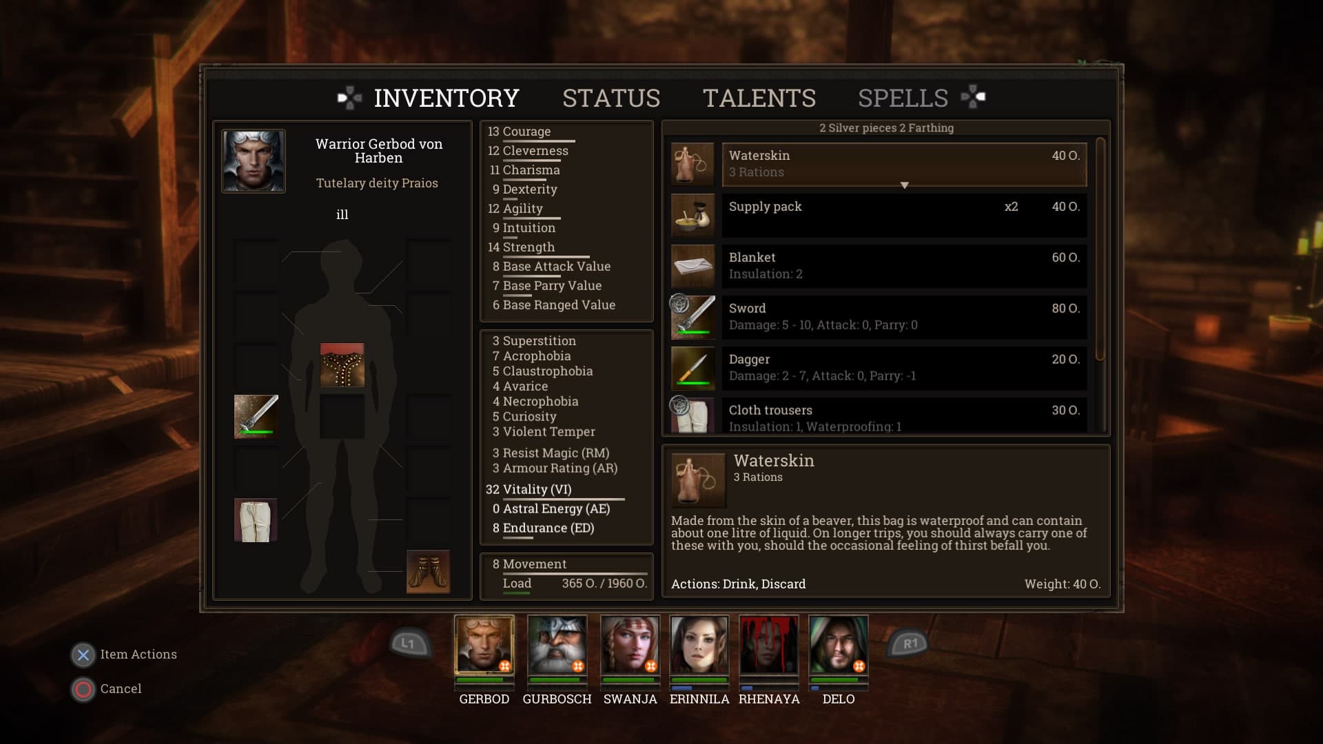 Realms of Arkania: Blade of Destiny: скриншот 6