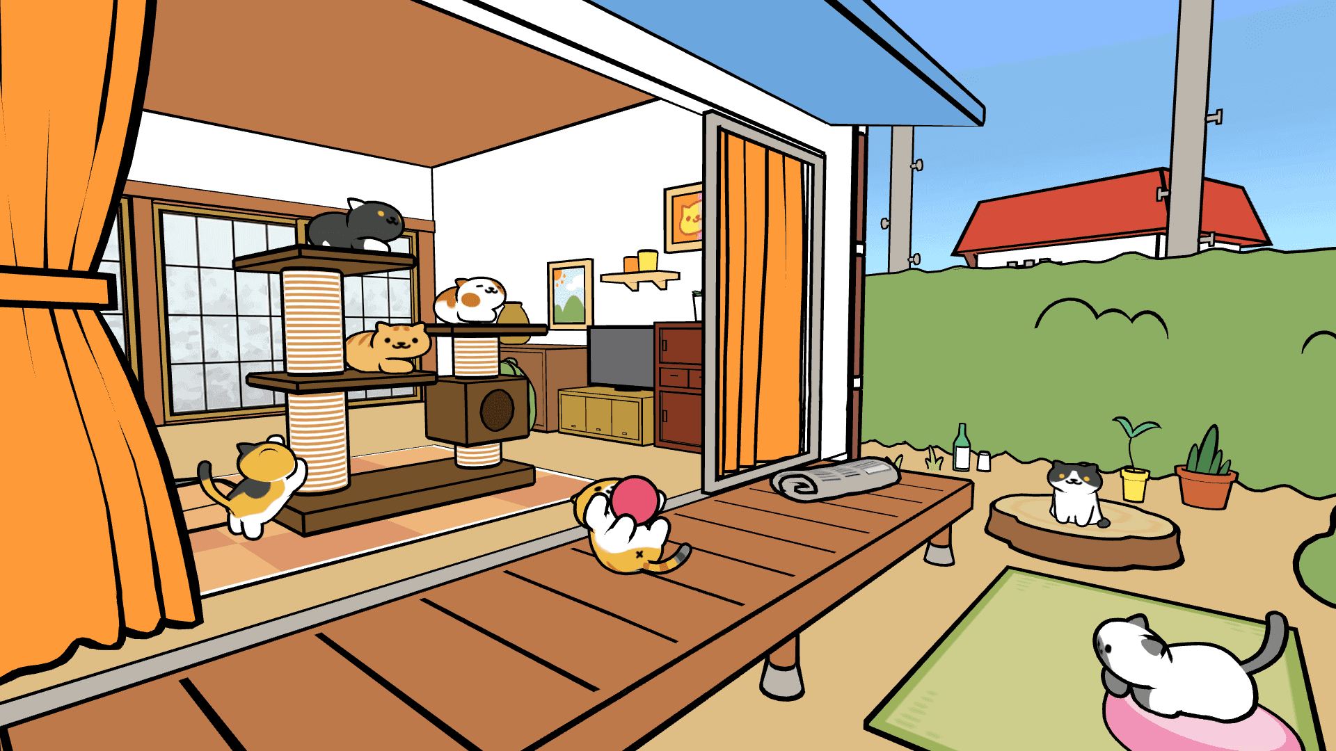Neko Atsume VR: скриншот 2