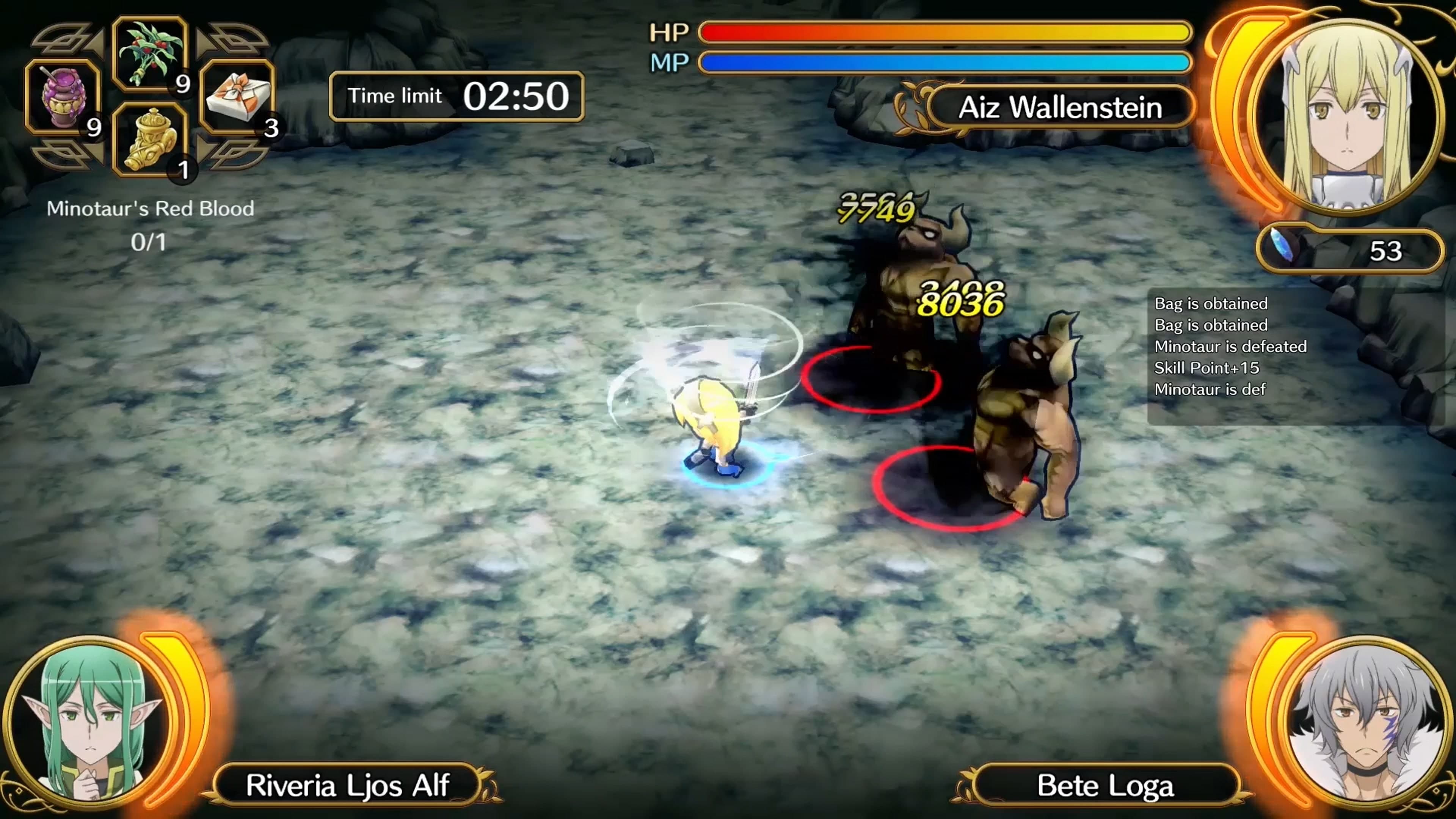 Is It Wrong to Try to Pick Up Girls in a Dungeon? Familia Myth Infinite Combate: скриншот 4