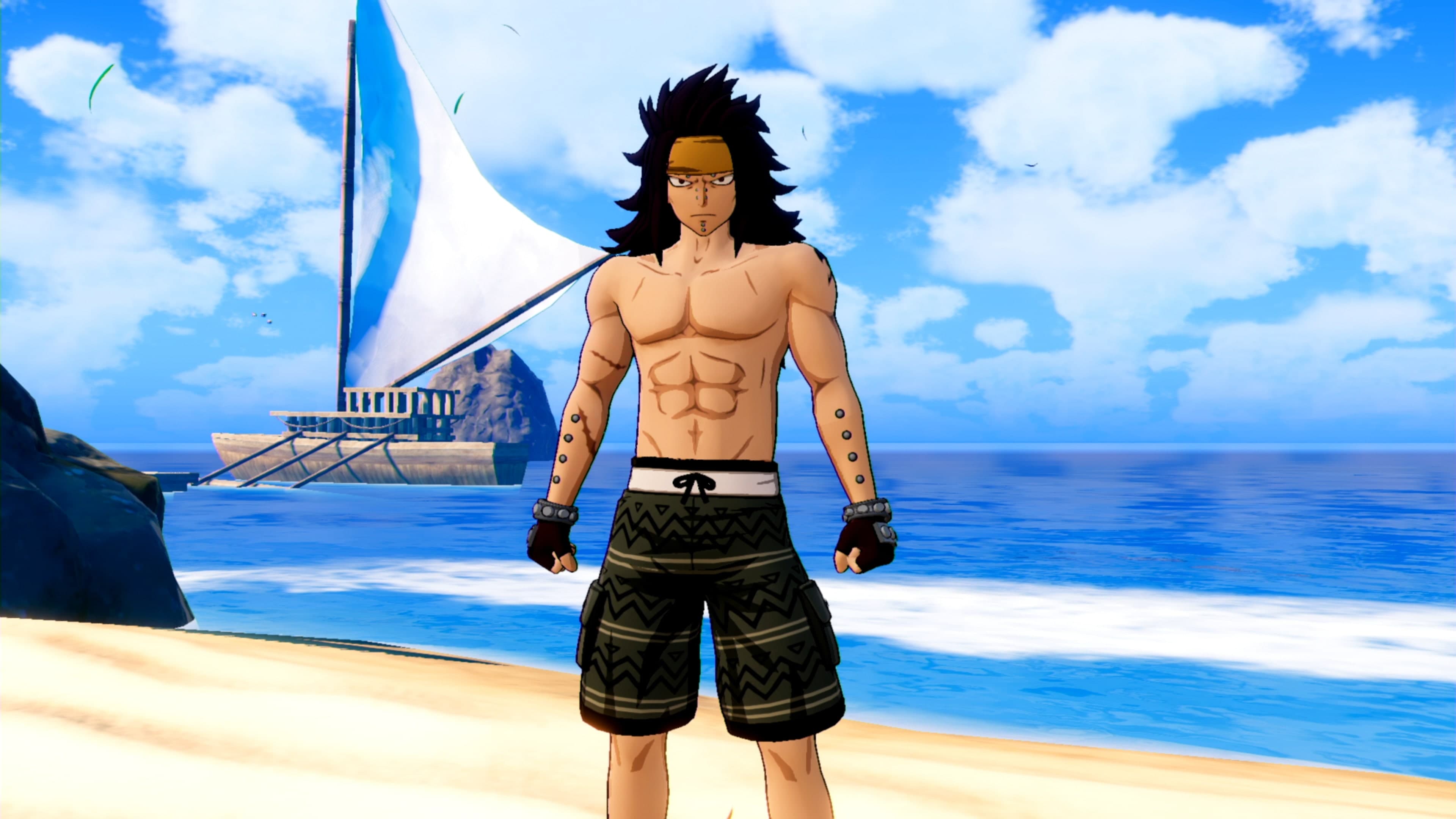 FAIRY TAIL: Gajeel's Costume "Special Swimsuit": скриншот 1
