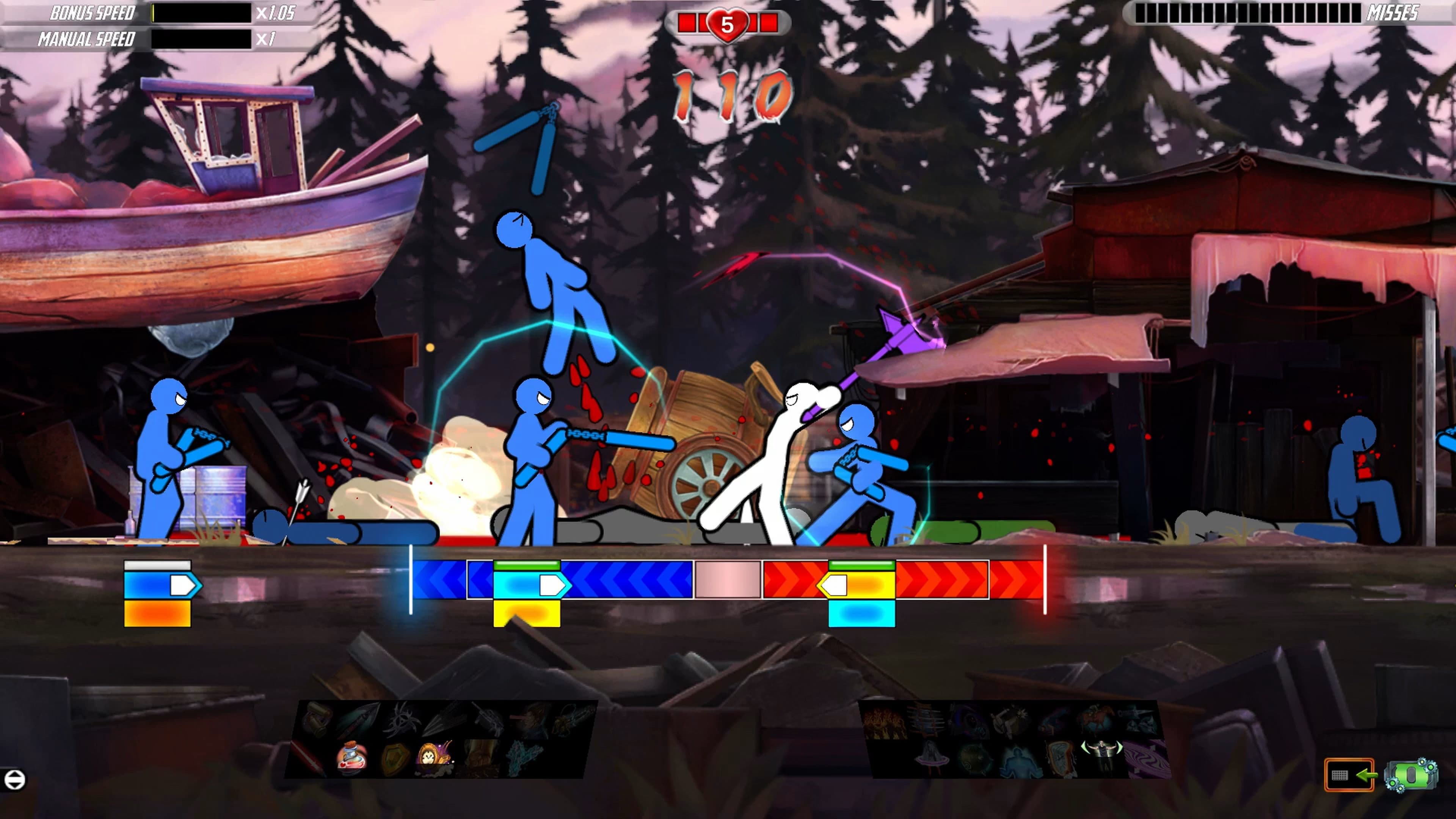 One Finger Death Punch 2: скриншот 2