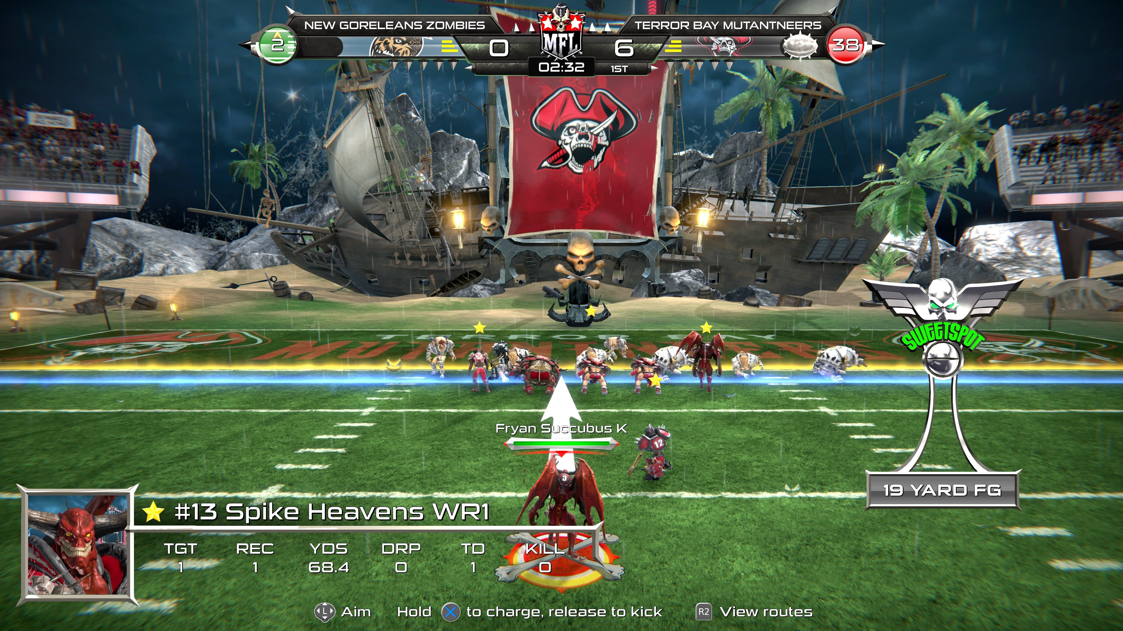 Mutant Football League - Terror Bay Mutantneers: скриншот 6