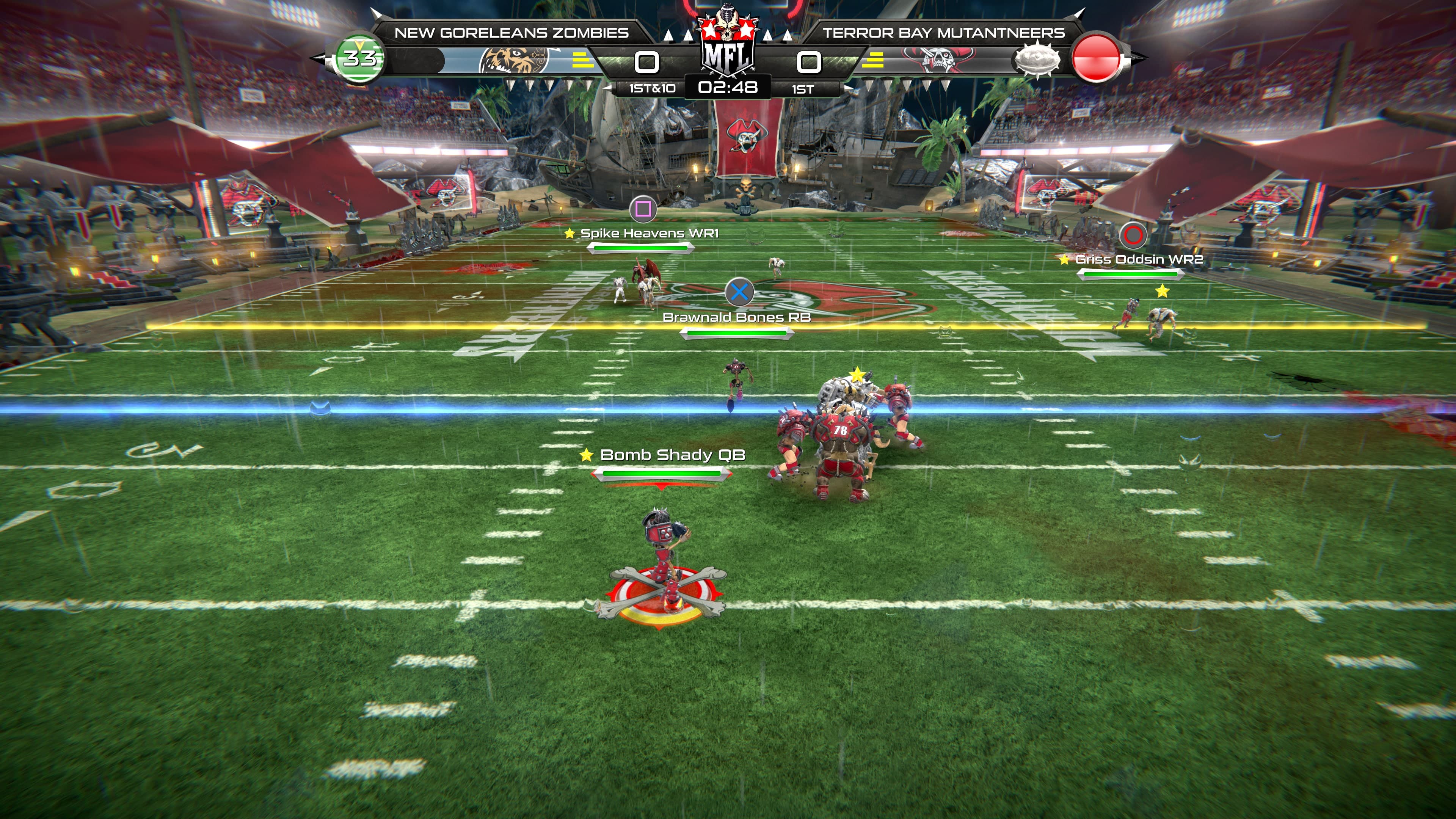 Mutant Football League - Terror Bay Mutantneers: скриншот 7