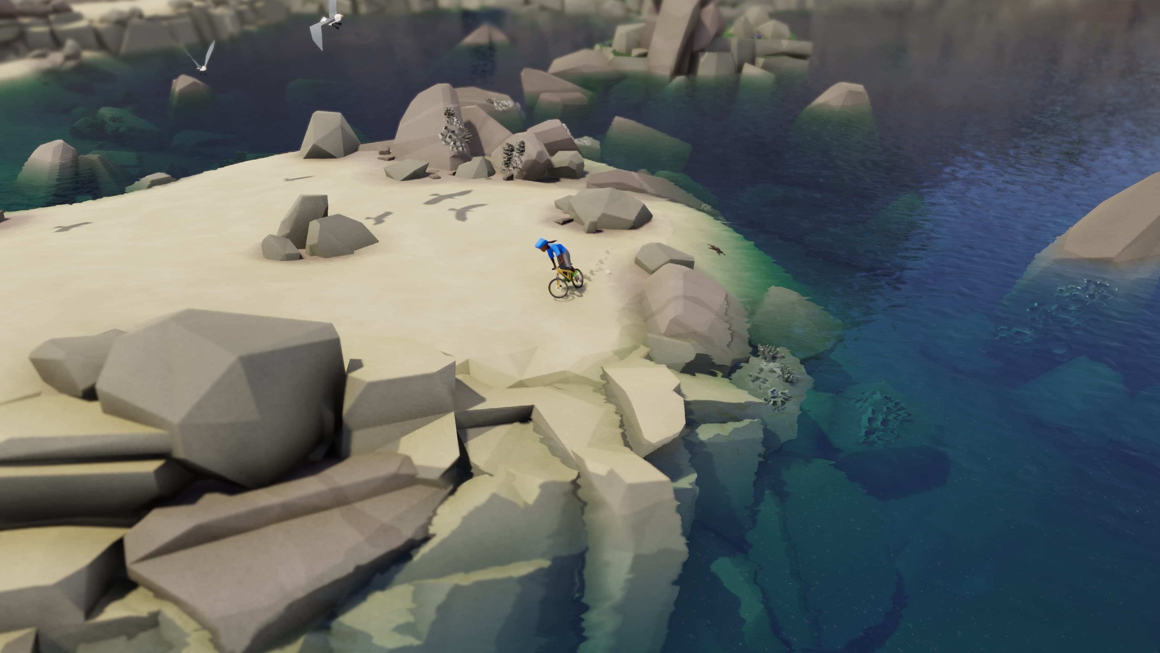 Lonely Mountains: Downhill - Eldfjall Island: скриншот 1