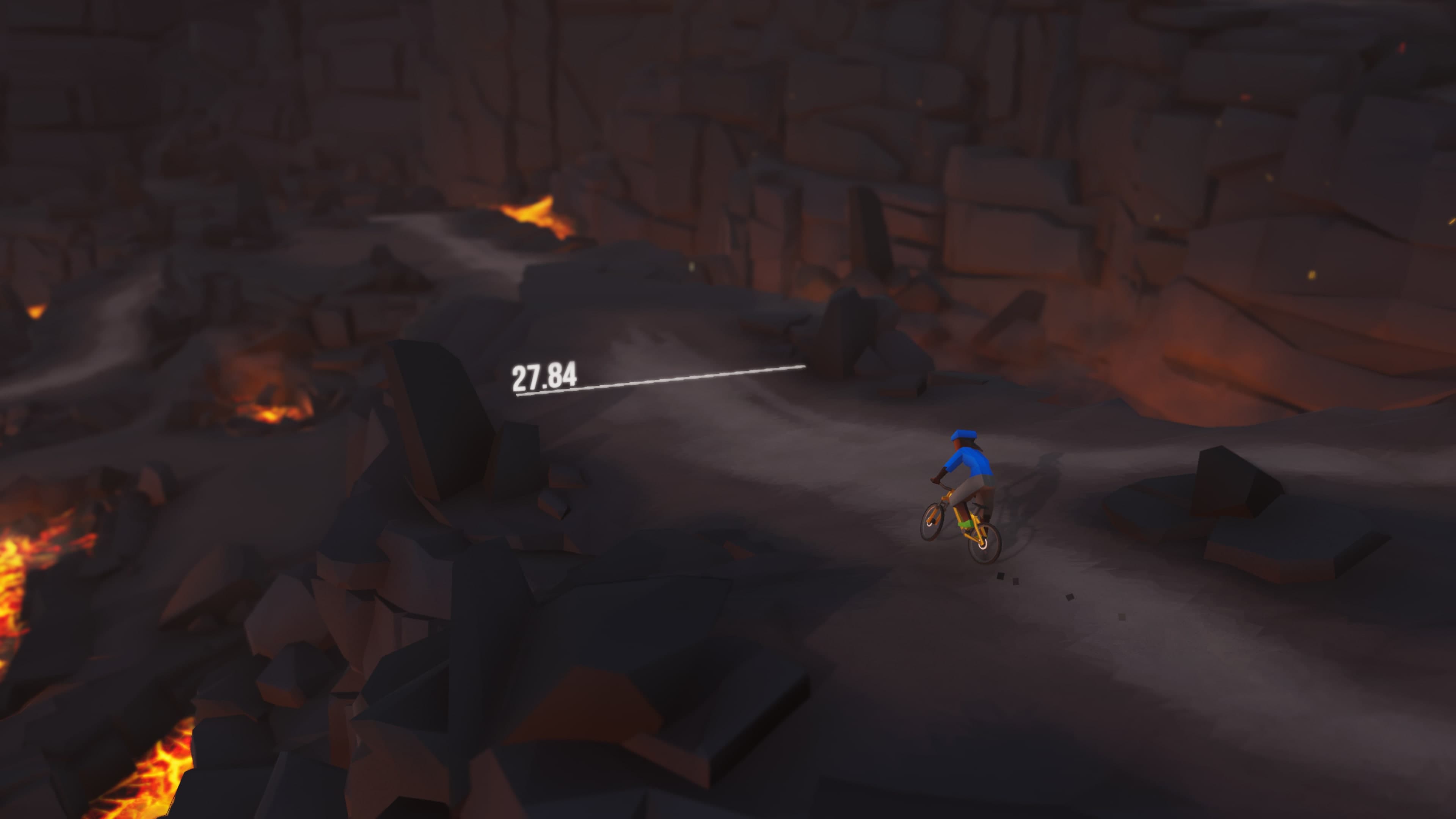 Lonely Mountains: Downhill - Eldfjall Island: скриншот 2