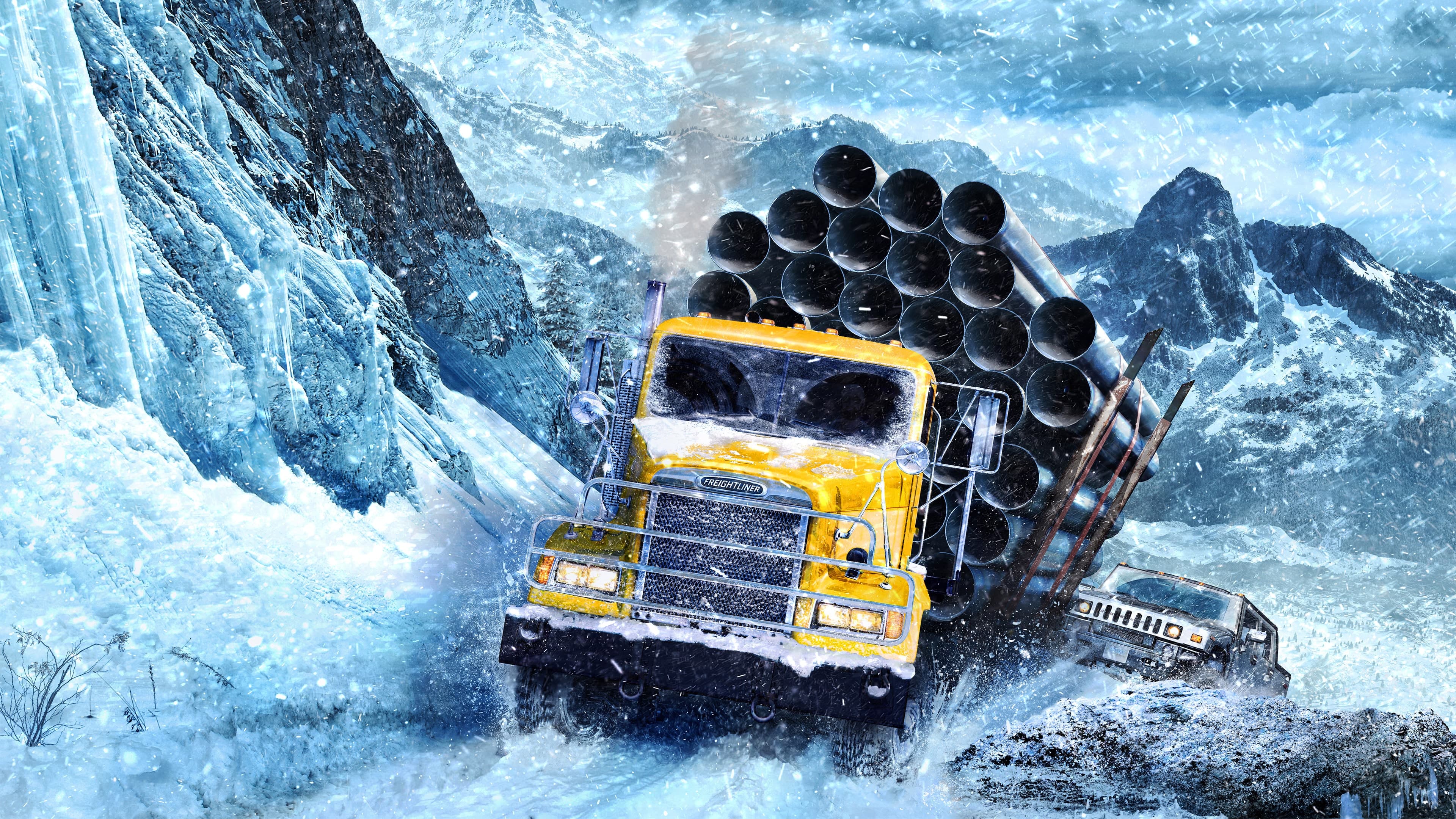 SnowRunner - Burning Bright Vinyl Wrap Pack Addon