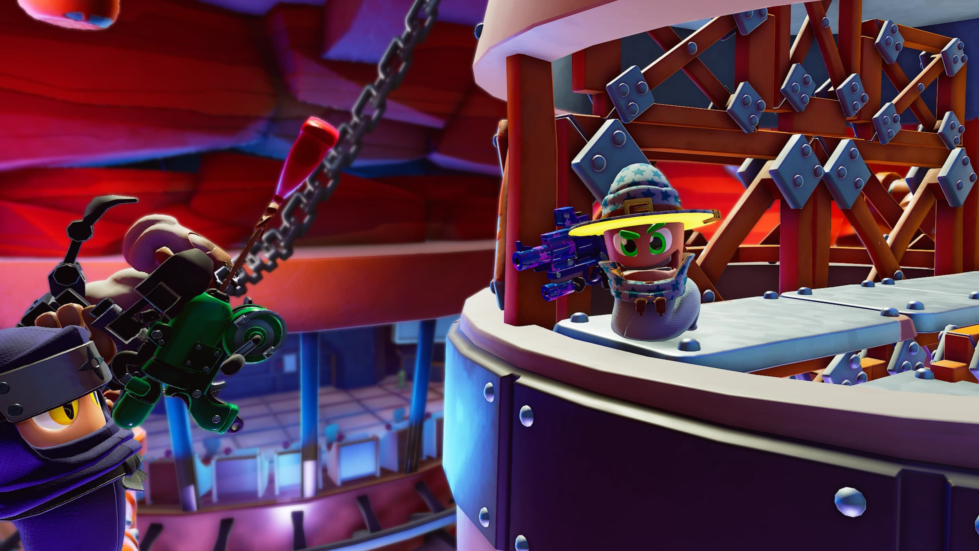 Worms Rumble - Action All-Stars Pack: скриншот 1