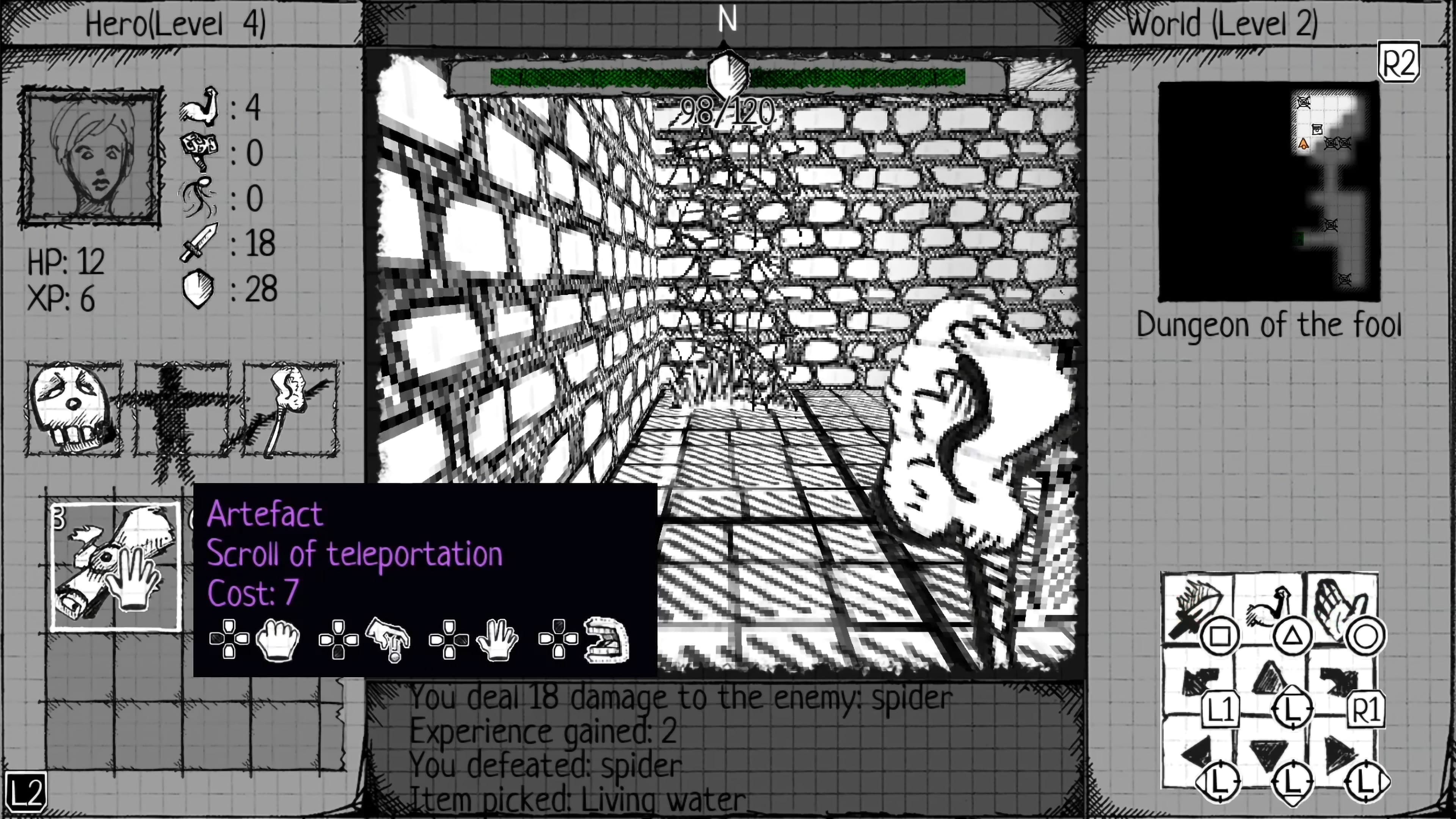 Drawngeon: Dungeons of Ink and Paper: скриншот 8