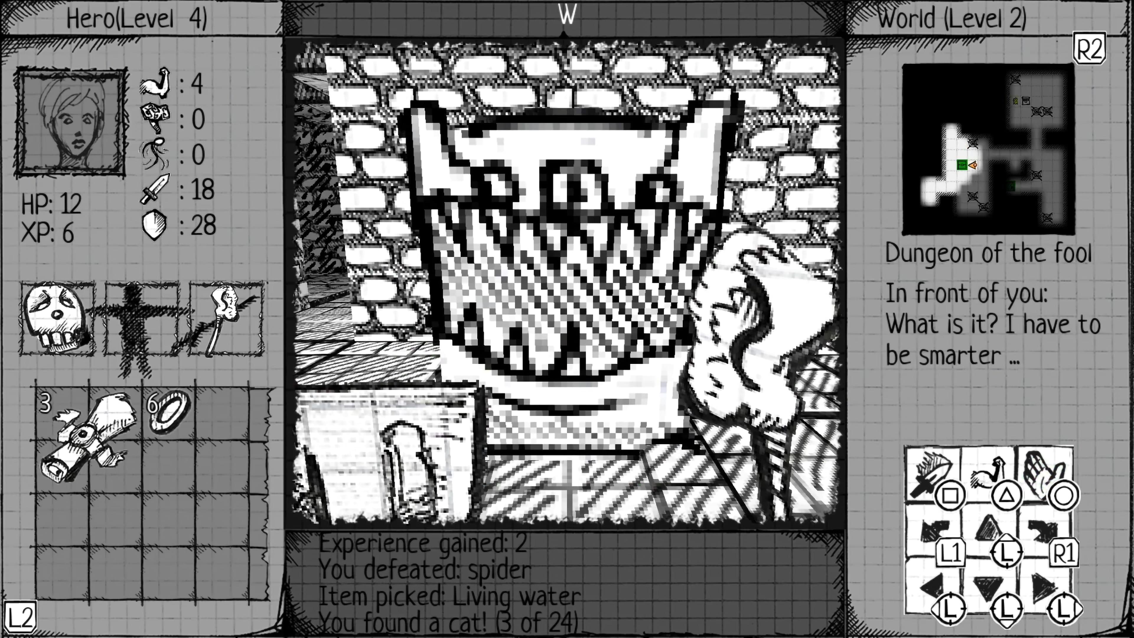 Drawngeon: Dungeons of Ink and Paper: скриншот 1